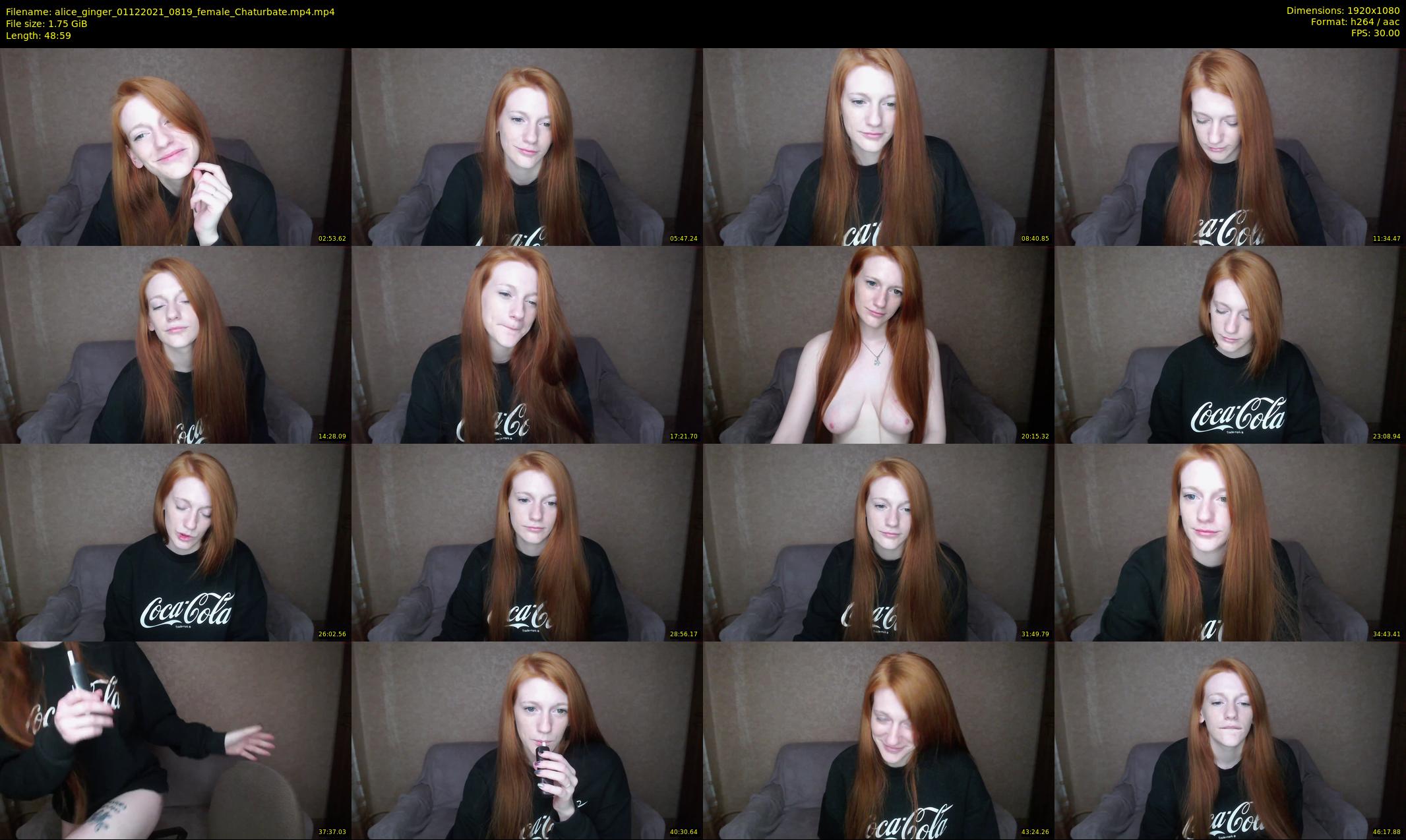 alice_ginger — 49 minute Chaturbate female cam show recording, 1080p, Dec 1, 2021