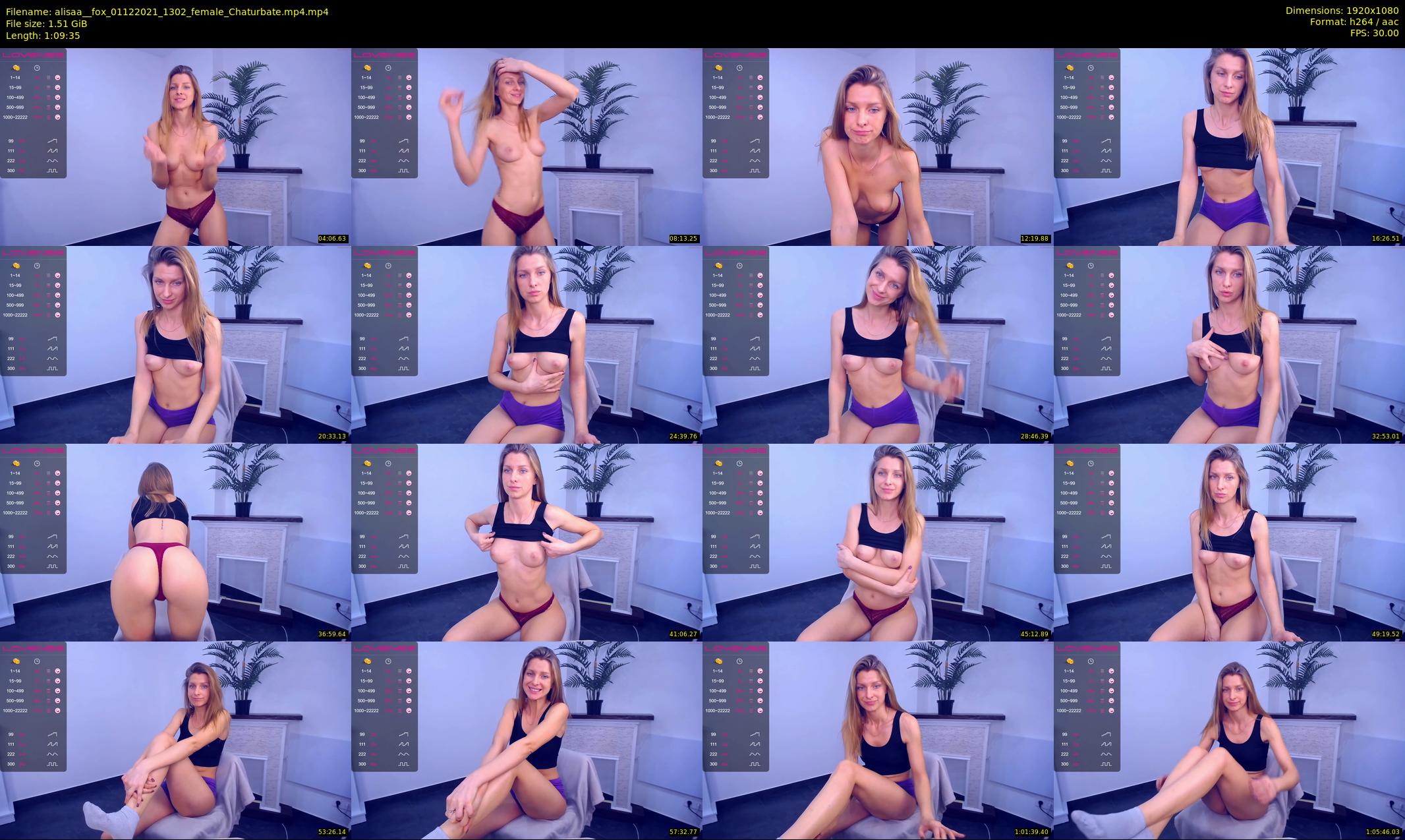 alisaa__fox — 70 minute Chaturbate female cam show recording, 1080p, Dec 1, 2021