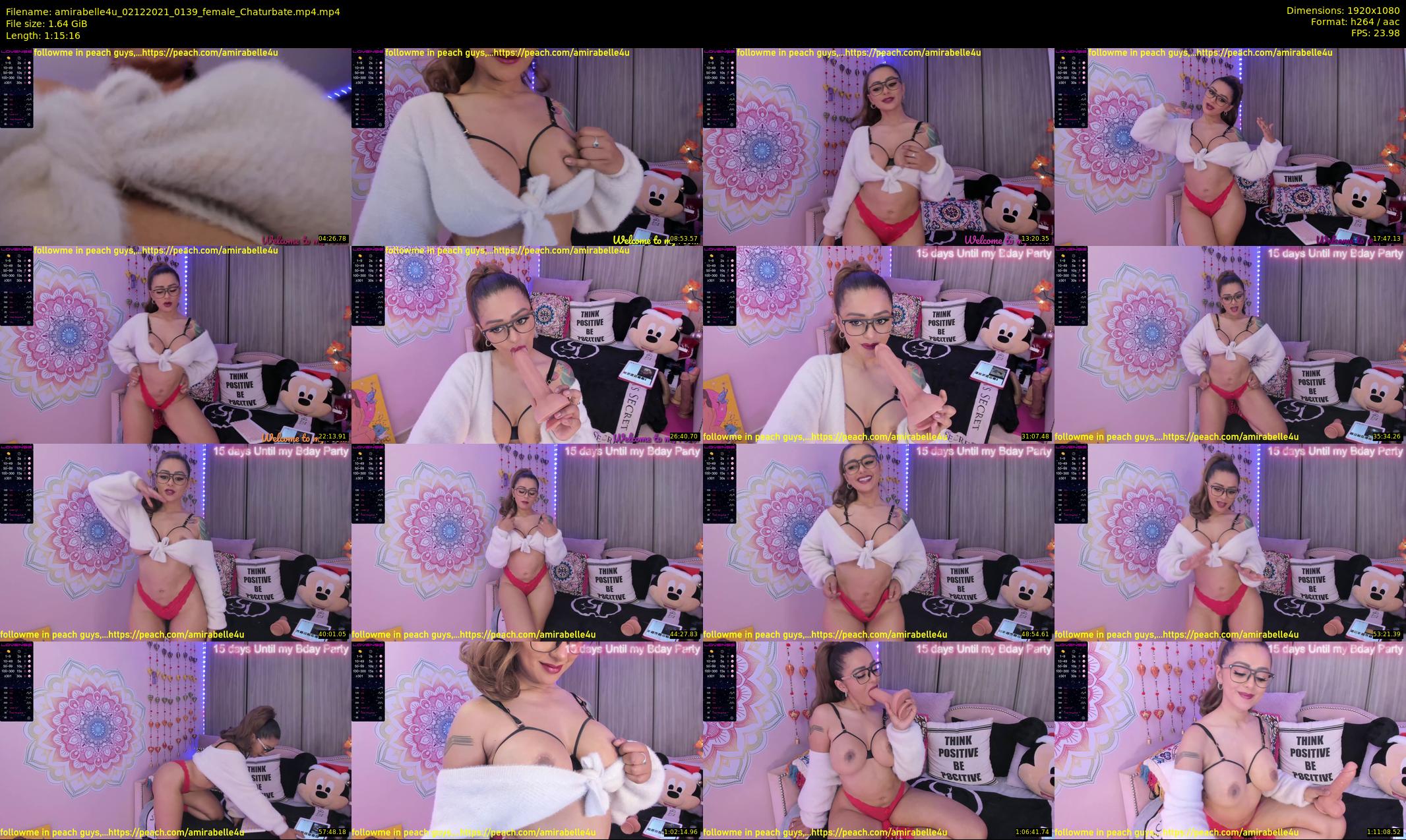 amirabelle4u — 76 minute Chaturbate female cam show recording, 1080p, Dec 2, 2021
