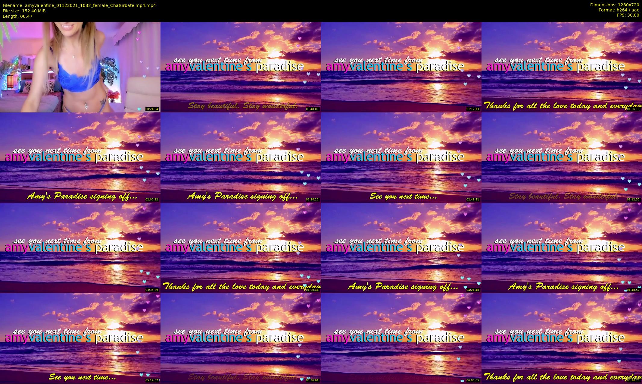 amyvalentine — 7 minute Chaturbate female cam show recording, 720p, Dec 1, 2021