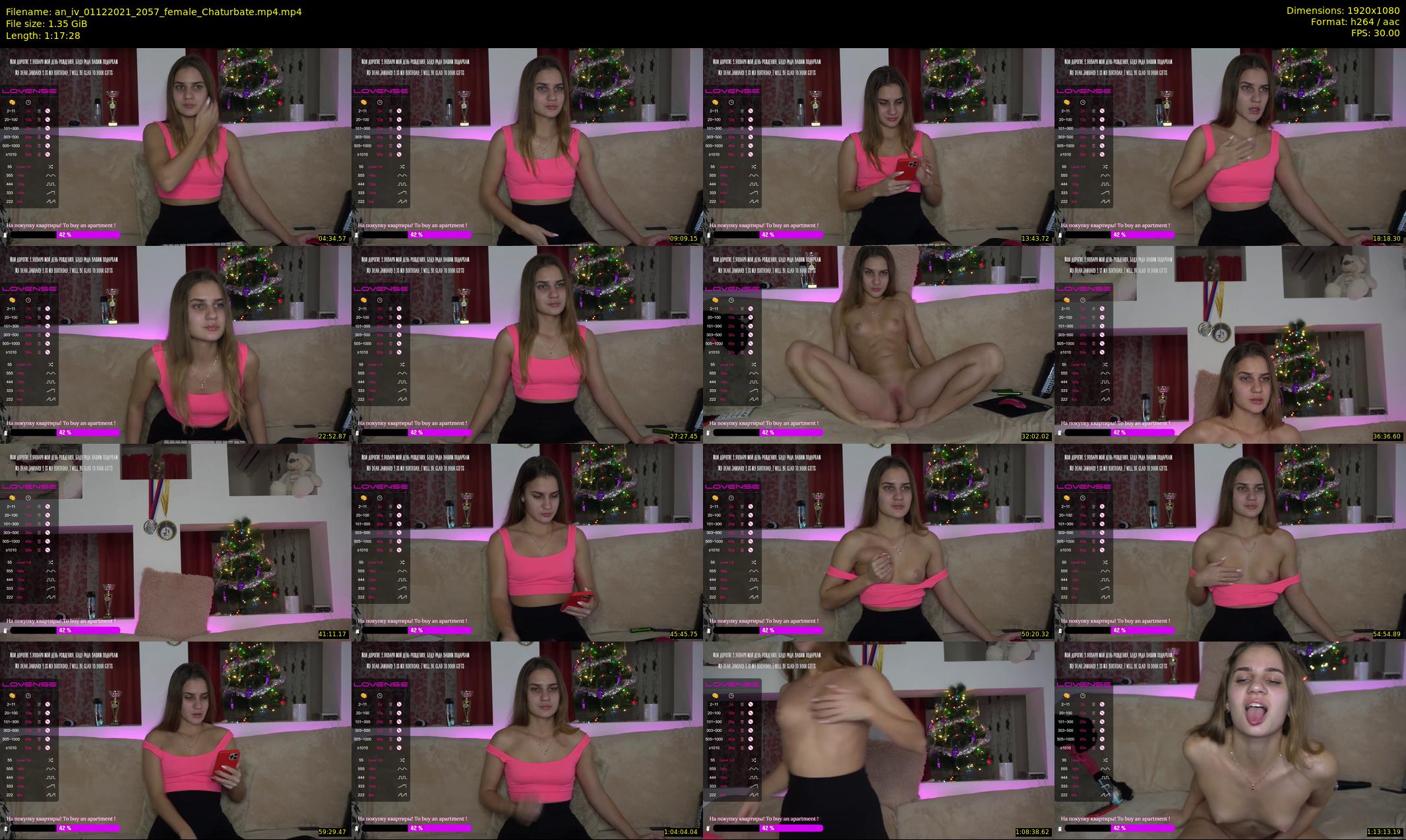 an_iv — 78 minute Chaturbate female cam show recording, 1080p, Dec 1, 2021