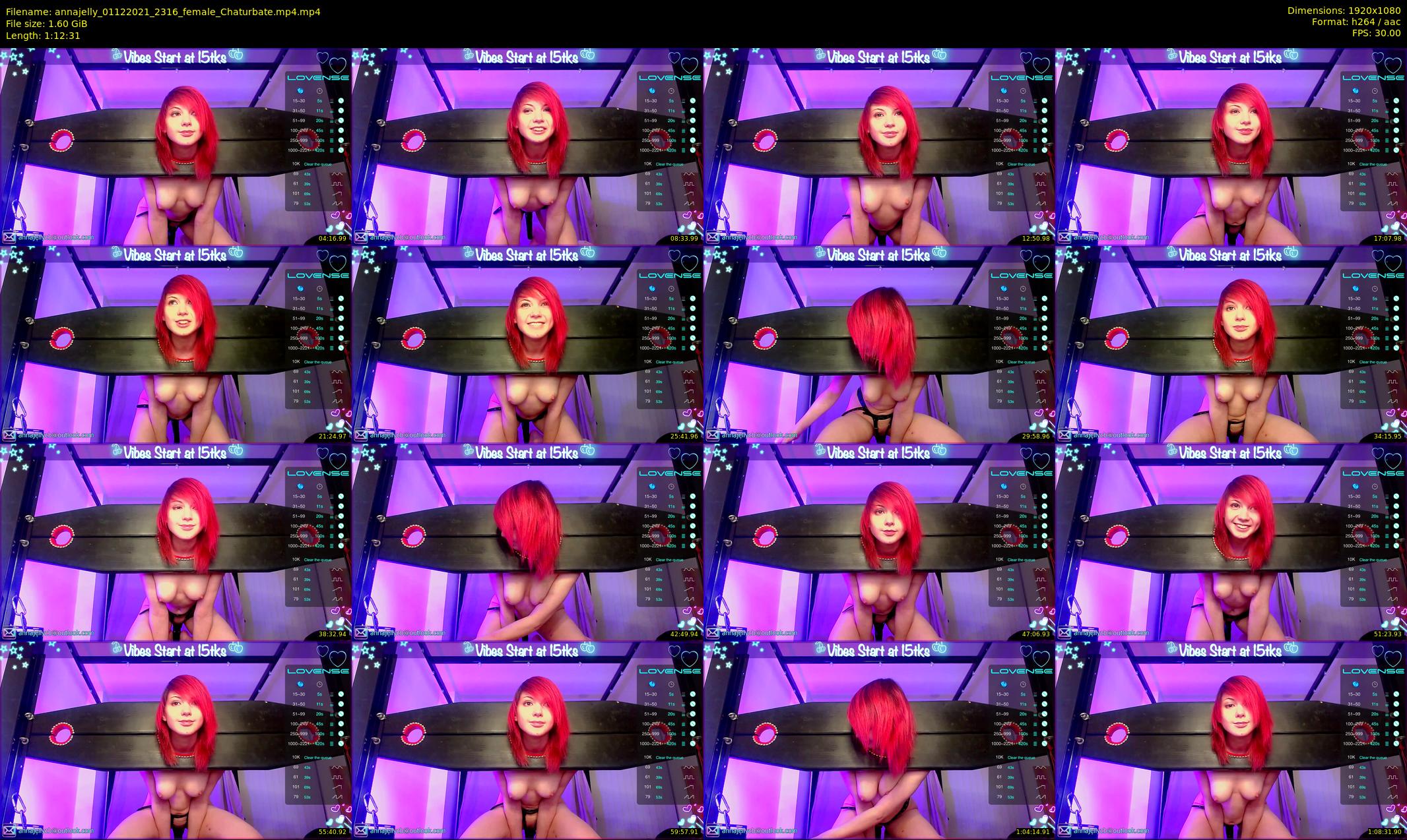 annajelly — 73 minute Chaturbate couple cam show recording, 1080p, Dec 1, 2021