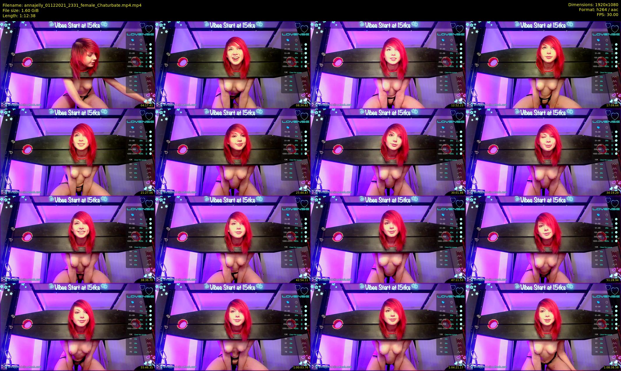 annajelly — 73 minute Chaturbate couple cam show recording, 1080p, Dec 1, 2021