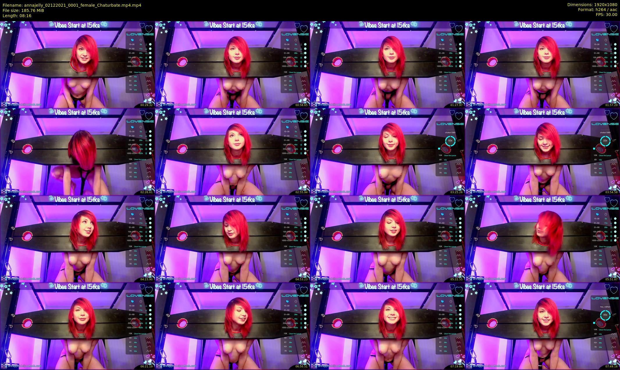annajelly — 9 minute Chaturbate couple cam show recording, 1080p, Dec 2, 2021