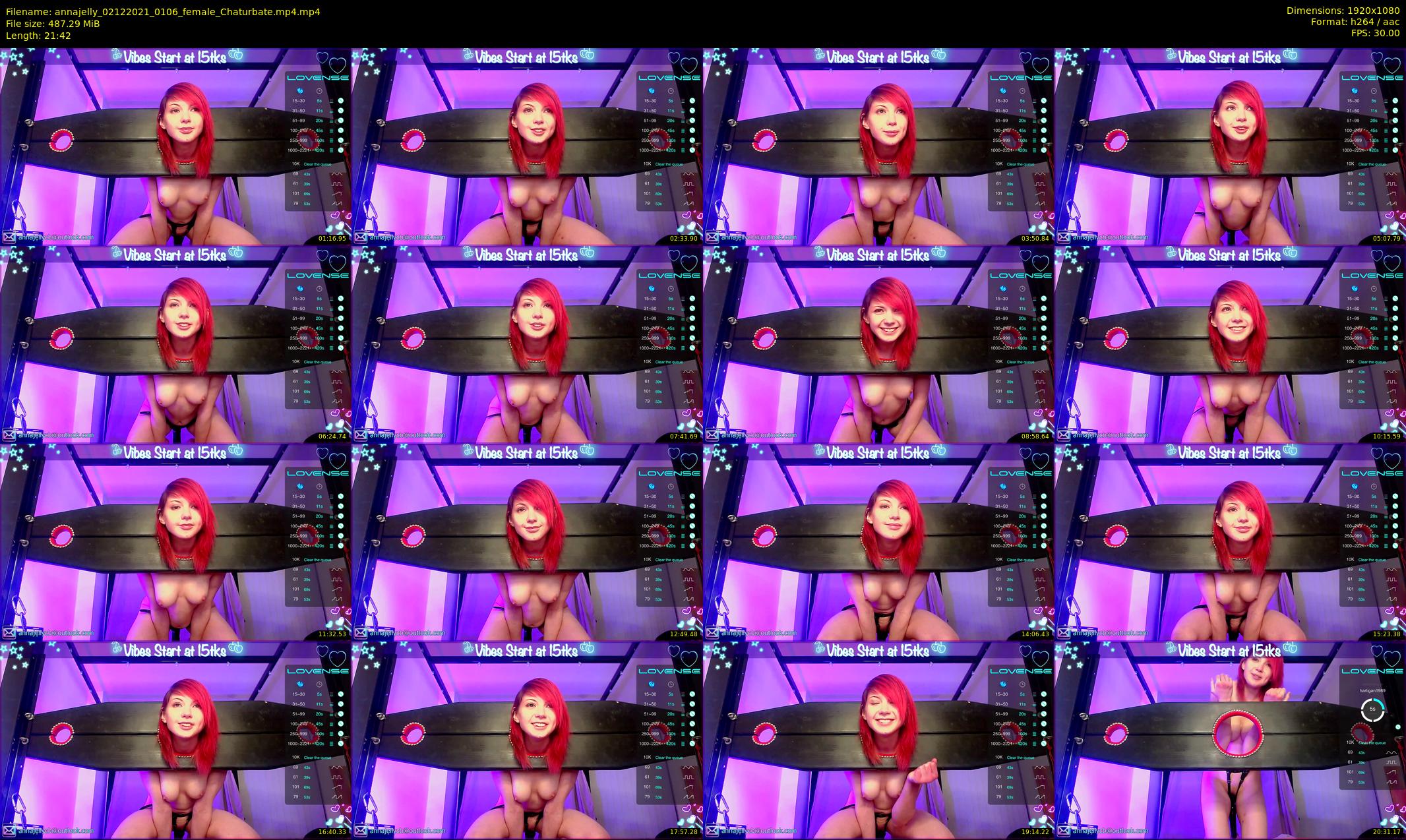 annajelly — 22 minute Chaturbate couple cam show recording, 1080p, Dec 2, 2021