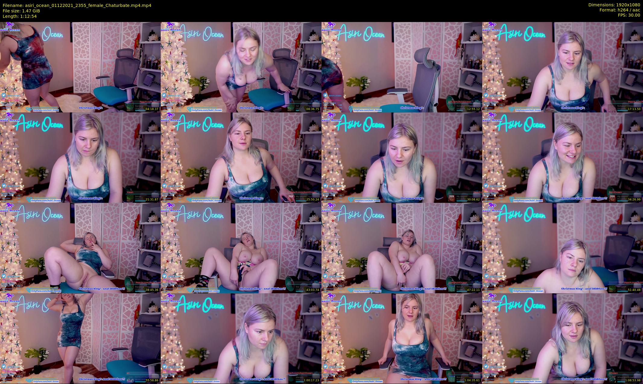 asiri_ocean — 73 minute Chaturbate female cam show recording, 1080p, Dec 1, 2021