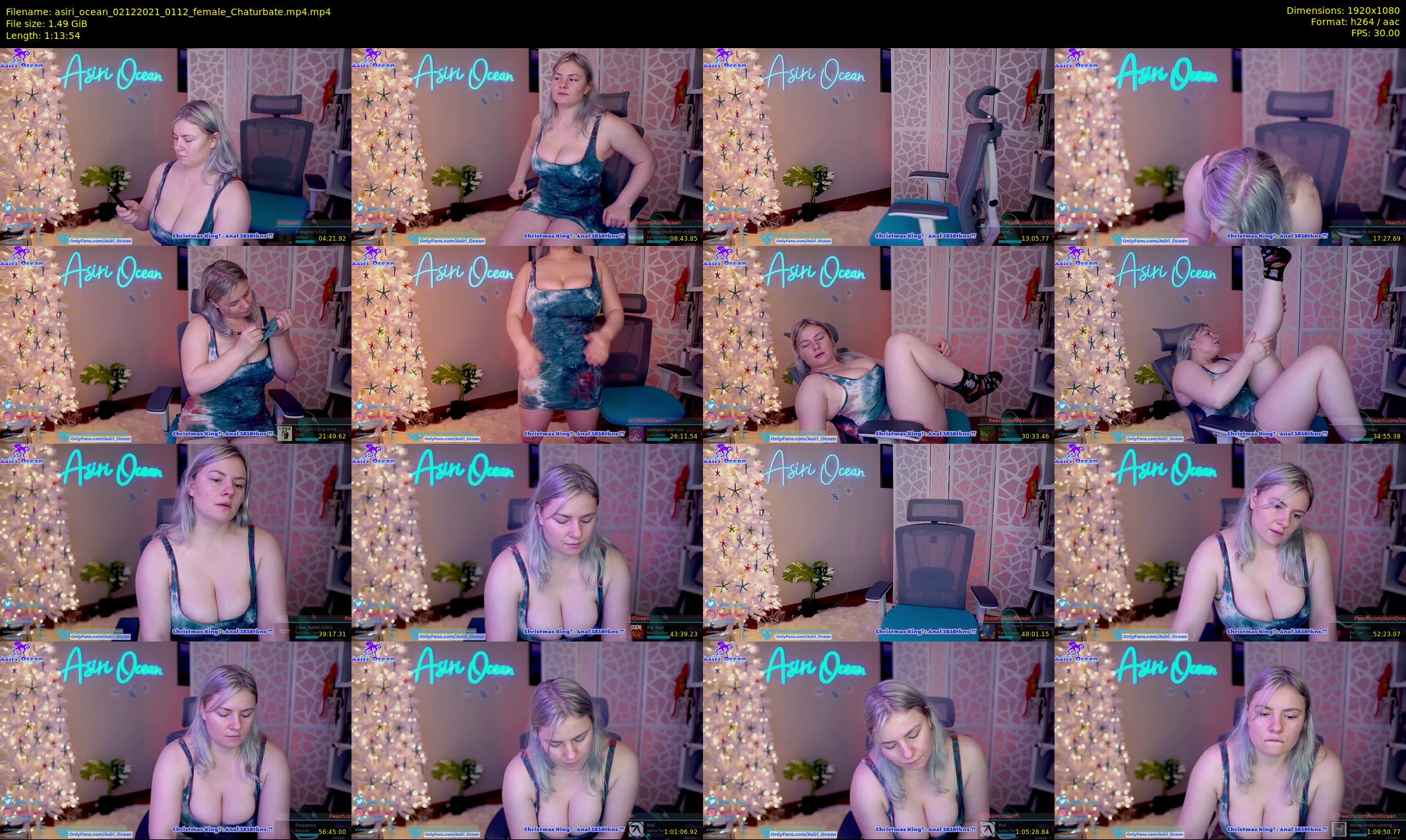 asiri_ocean — 74 minute Chaturbate female cam show recording, 1080p, Dec 2, 2021