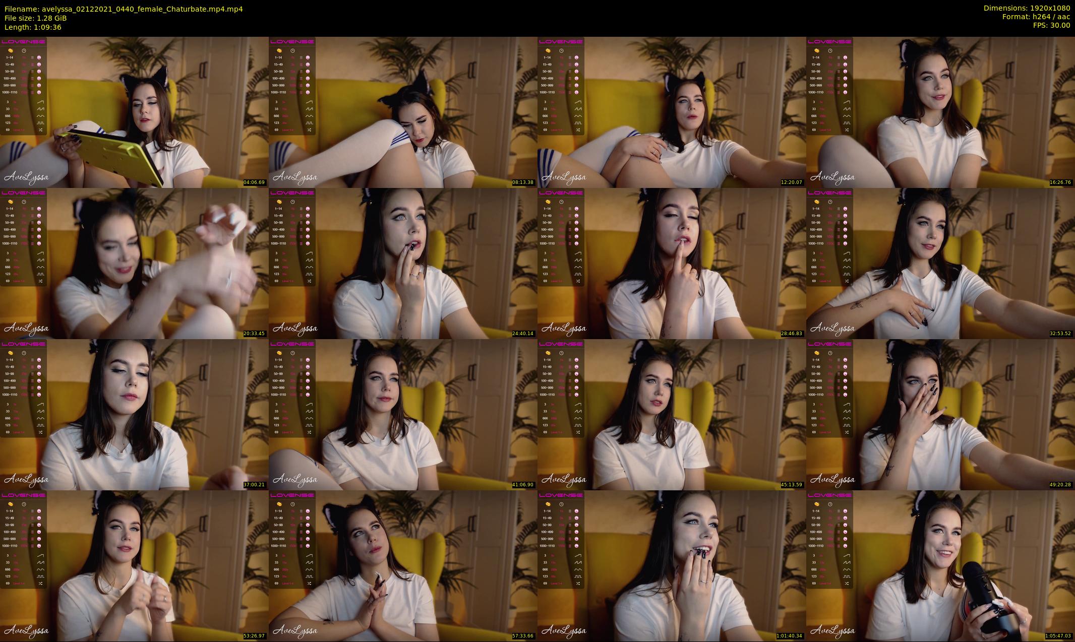 avelyssa — 70 minute Chaturbate female cam show recording, 1080p, Dec 2, 2021