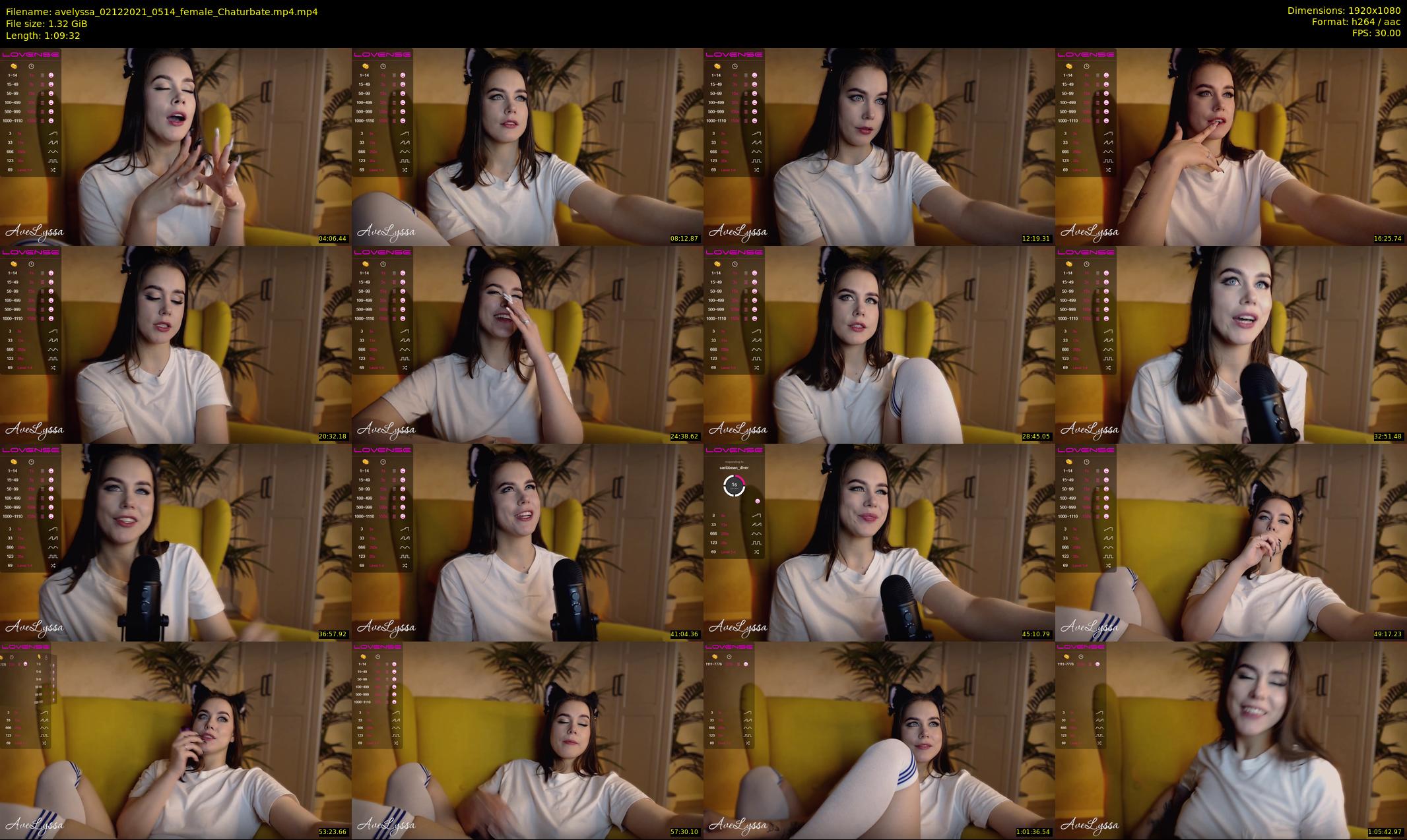 avelyssa — 70 minute Chaturbate female cam show recording, 1080p, Dec 2, 2021
