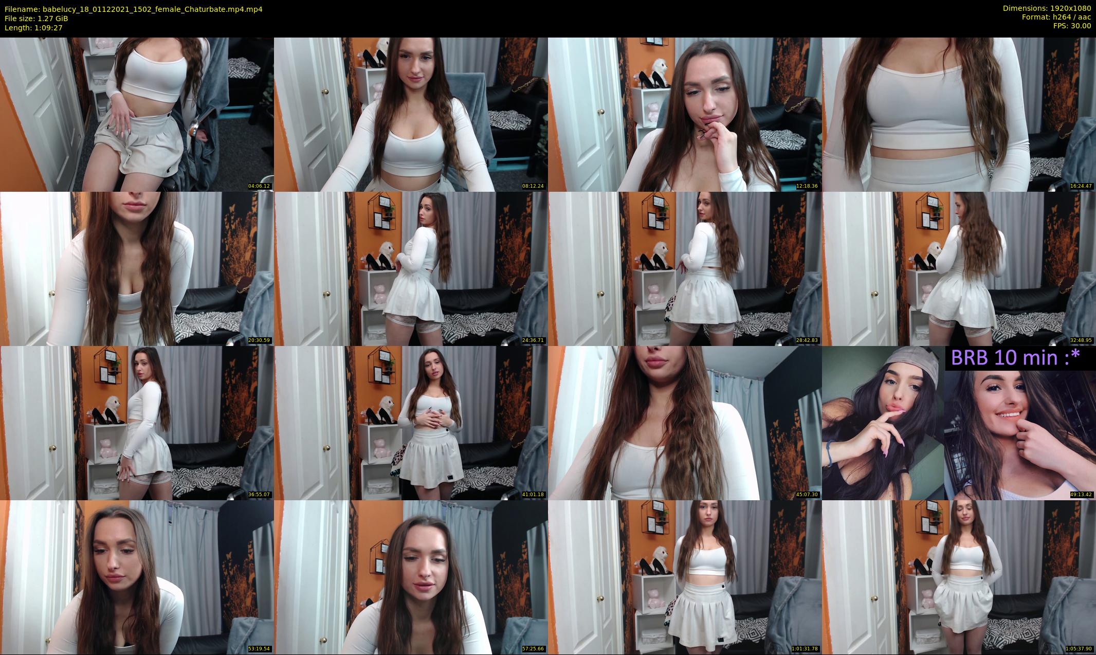babelucy_18 — 70 minute Chaturbate female cam show recording, 1080p, Dec 1, 2021