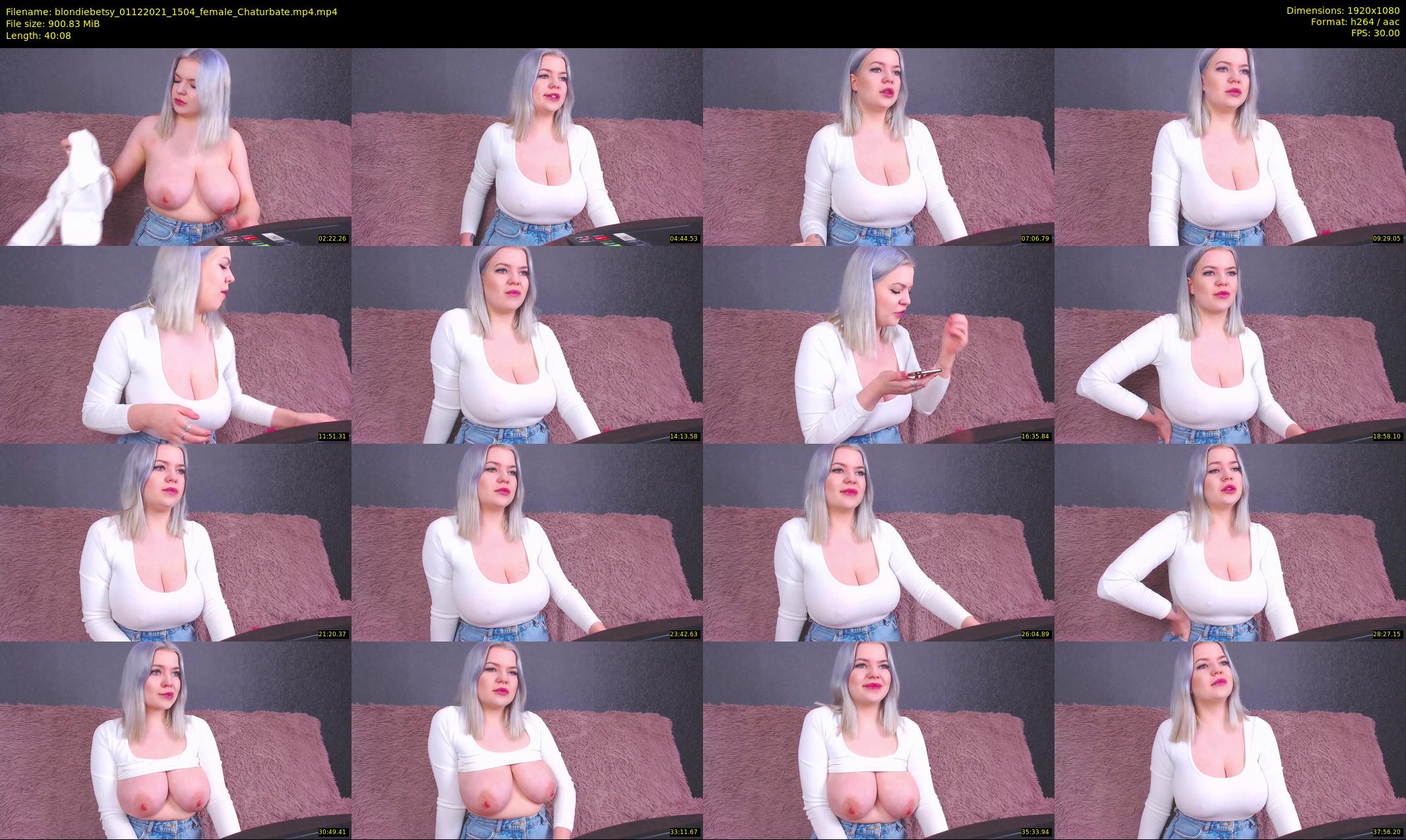 blondiebetsy — 41 minute Chaturbate female cam show recording, 1080p, Dec 1, 2021