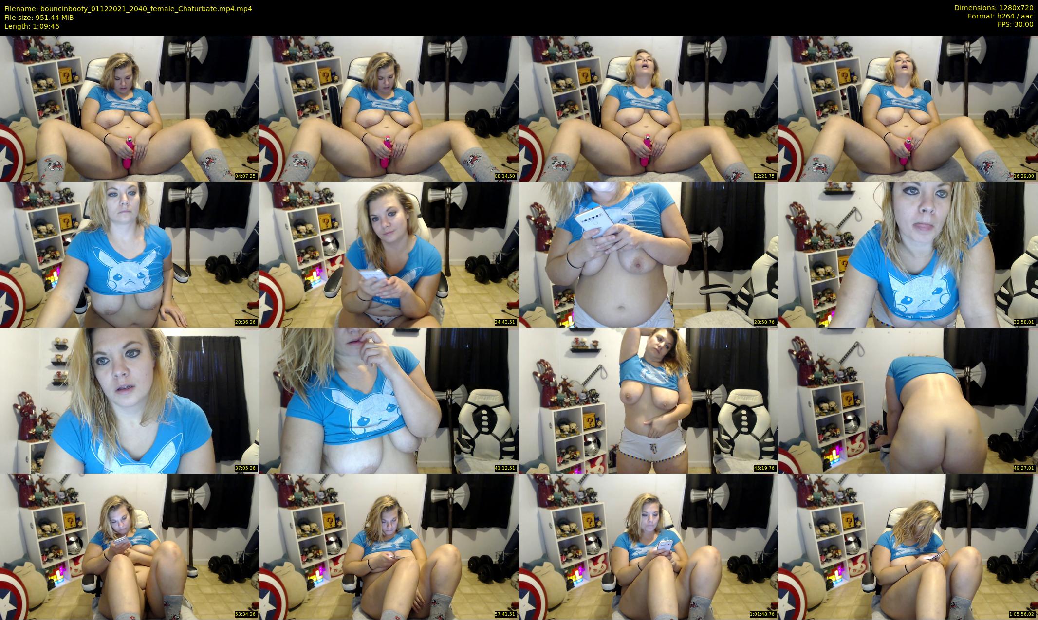 bouncinbooty — 70 minute Chaturbate female cam show recording, 720p, Dec 1, 2021