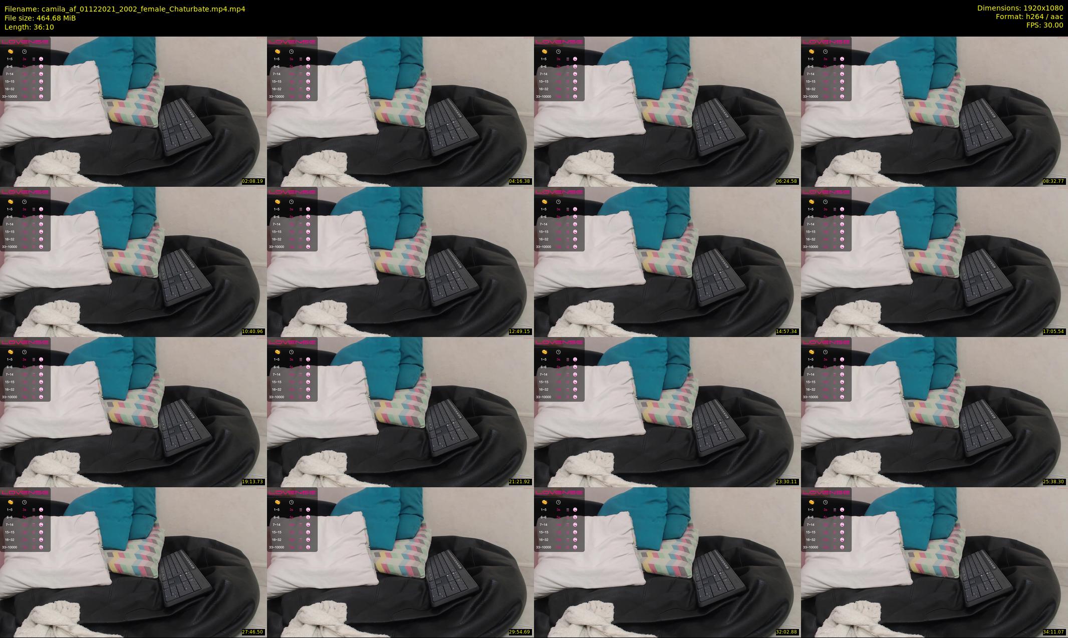 camila_af — 37 minute Chaturbate female cam show recording, 1080p, Dec 1, 2021