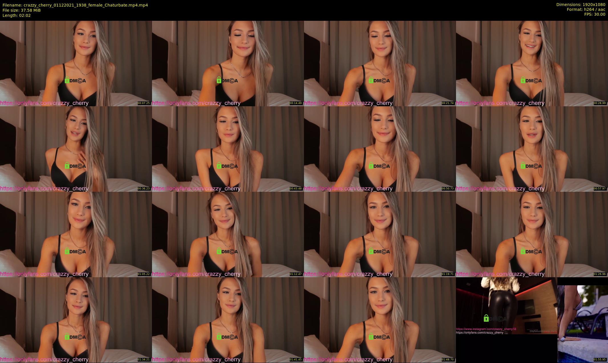 crazzy_cherry — 3 minute Chaturbate female cam show recording, 1080p, Dec 1, 2021
