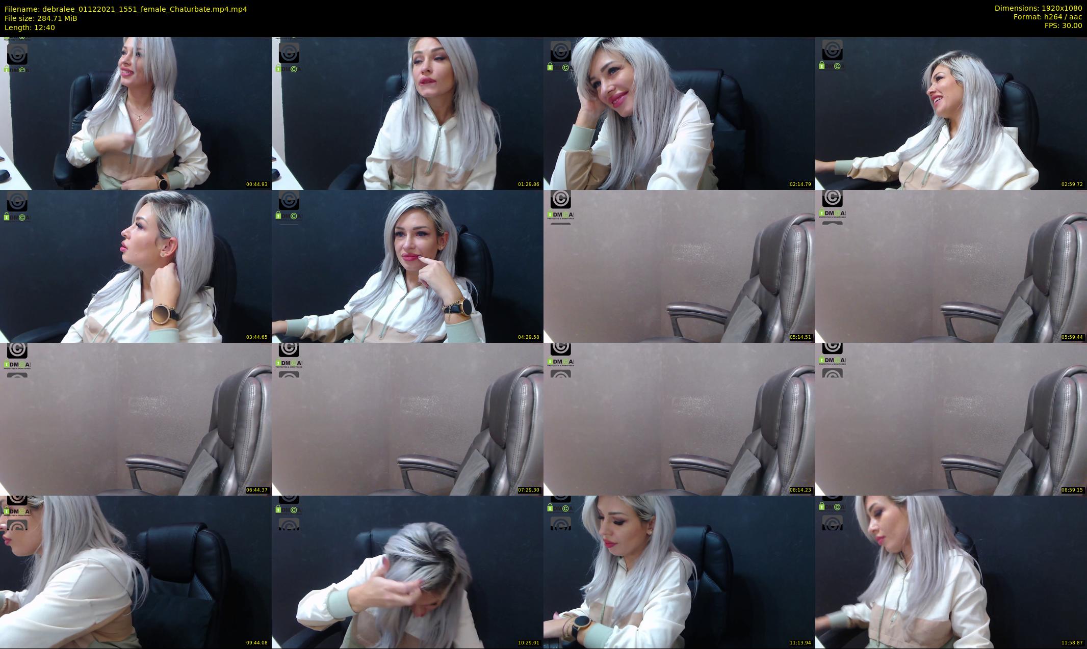 debralee — 13 minute Chaturbate female cam show recording, 1080p, Dec 1, 2021