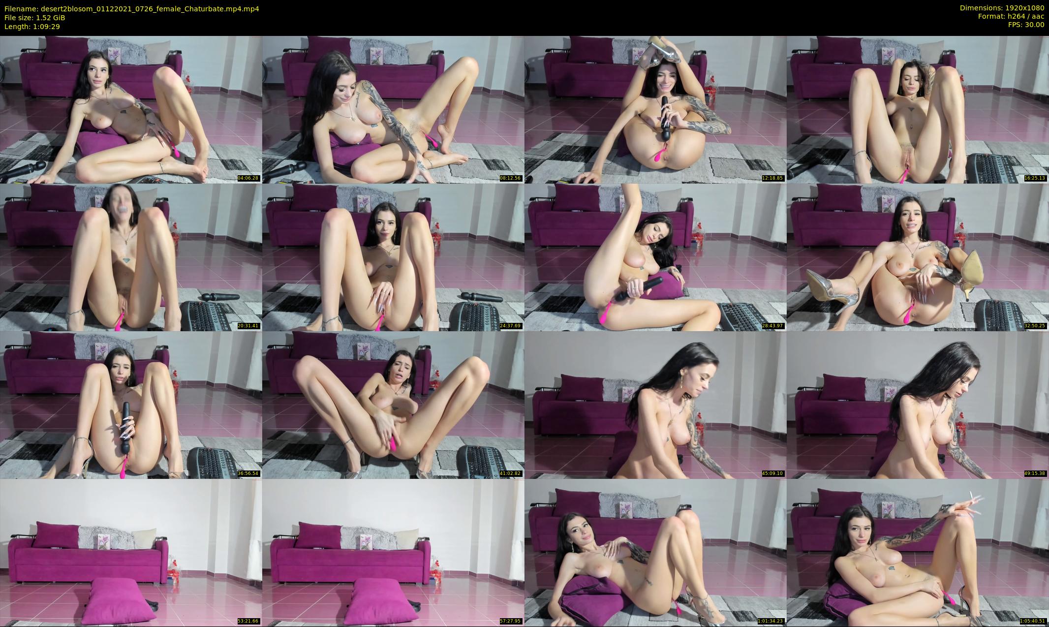 desert2blosom — 70 minute Chaturbate female cam show recording, 1080p, Dec 1, 2021