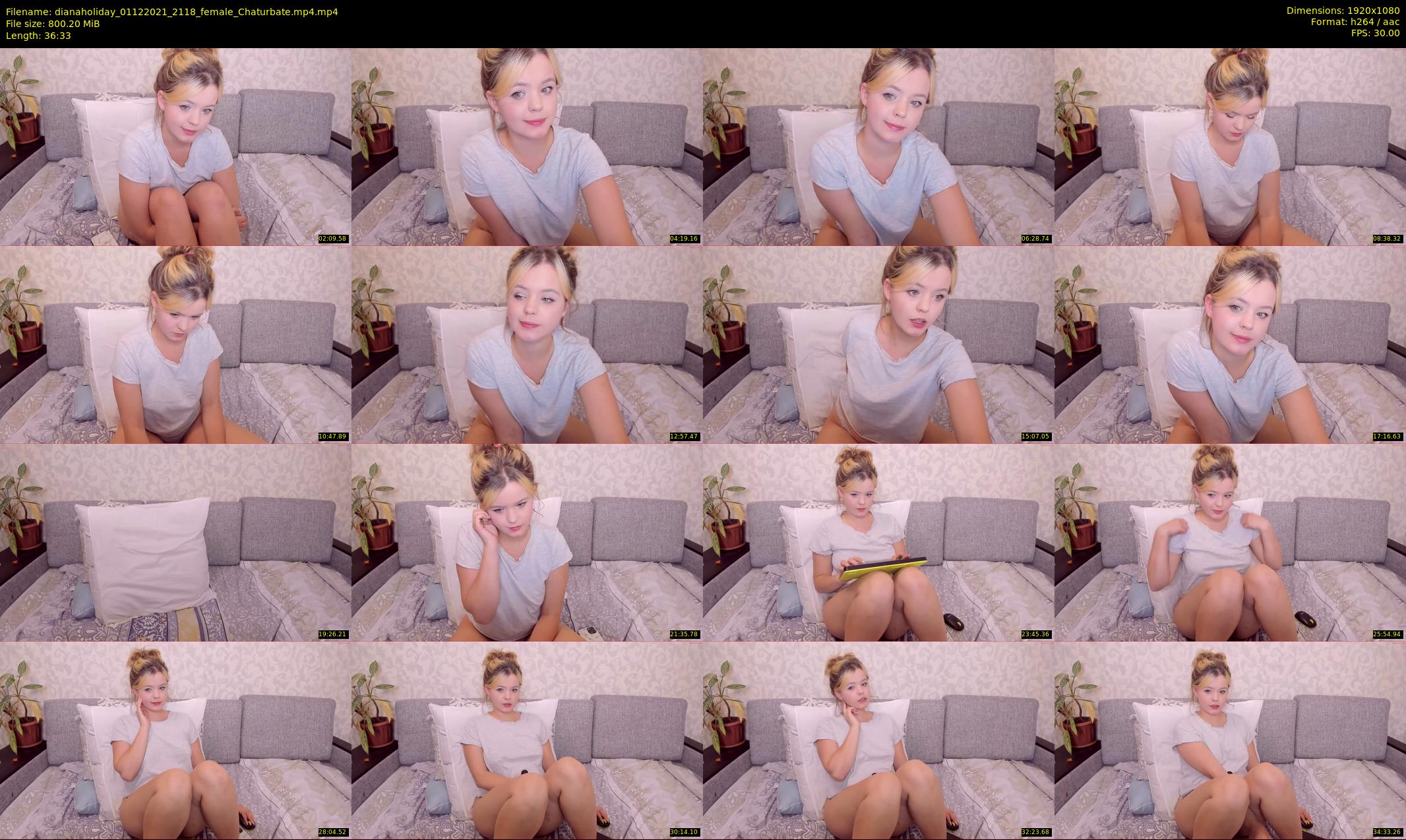 dianaholiday — 37 minute Chaturbate female cam show recording, 1080p, Dec 1, 2021