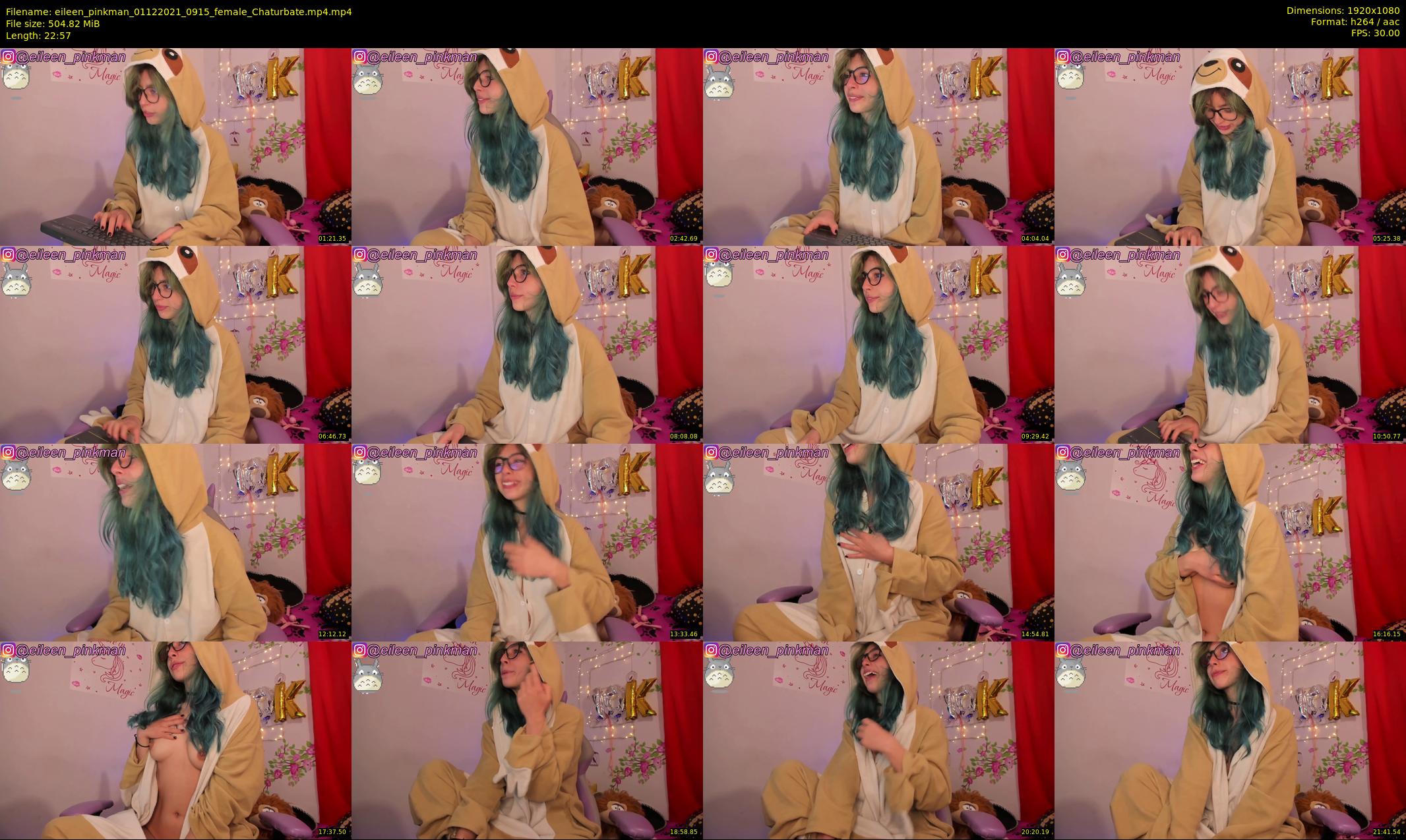 eileen_pinkman — 23 minute Chaturbate female cam show recording, 1080p, Dec 1, 2021