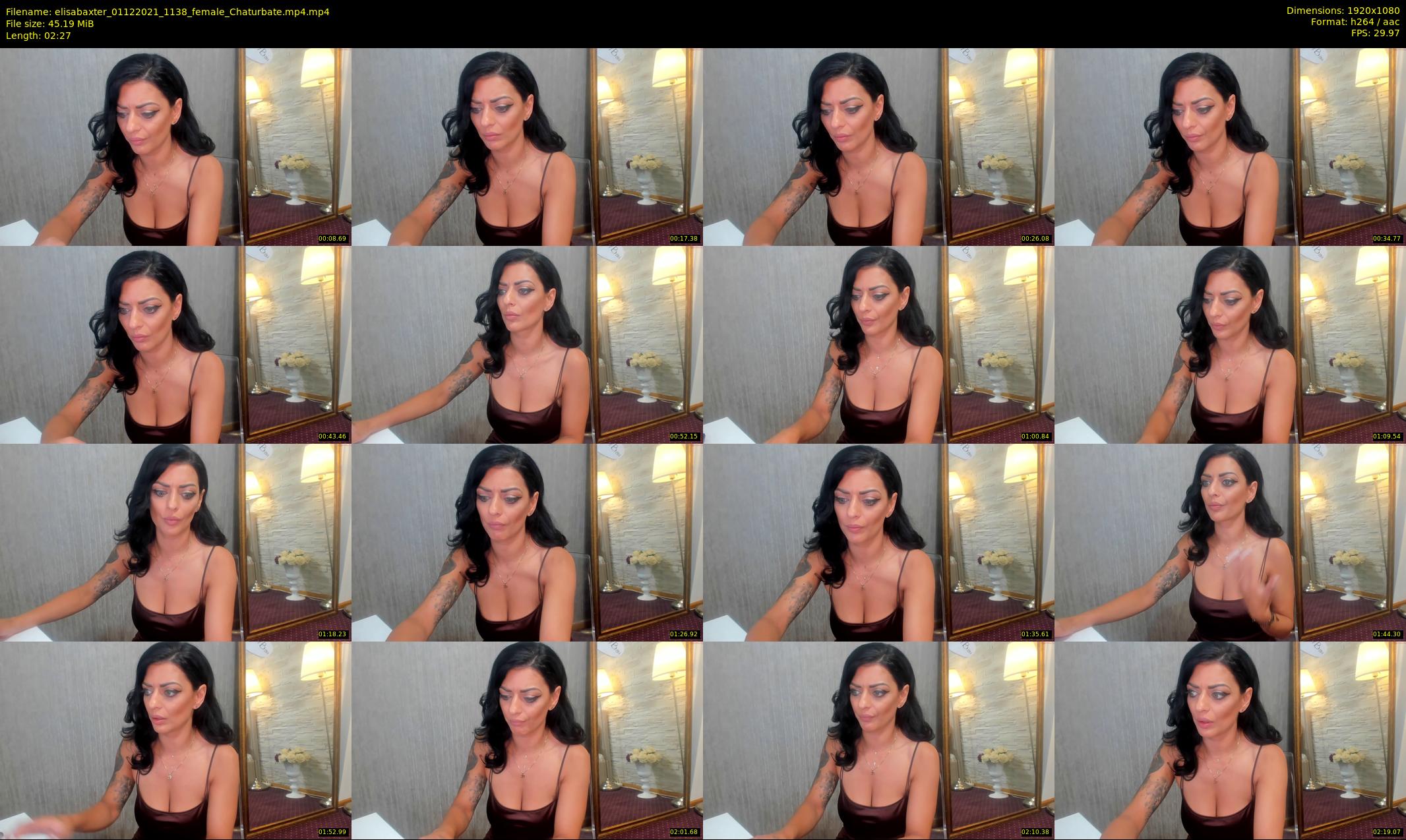 elisabaxter — 3 minute Chaturbate female cam show recording, 1080p, Dec 1, 2021