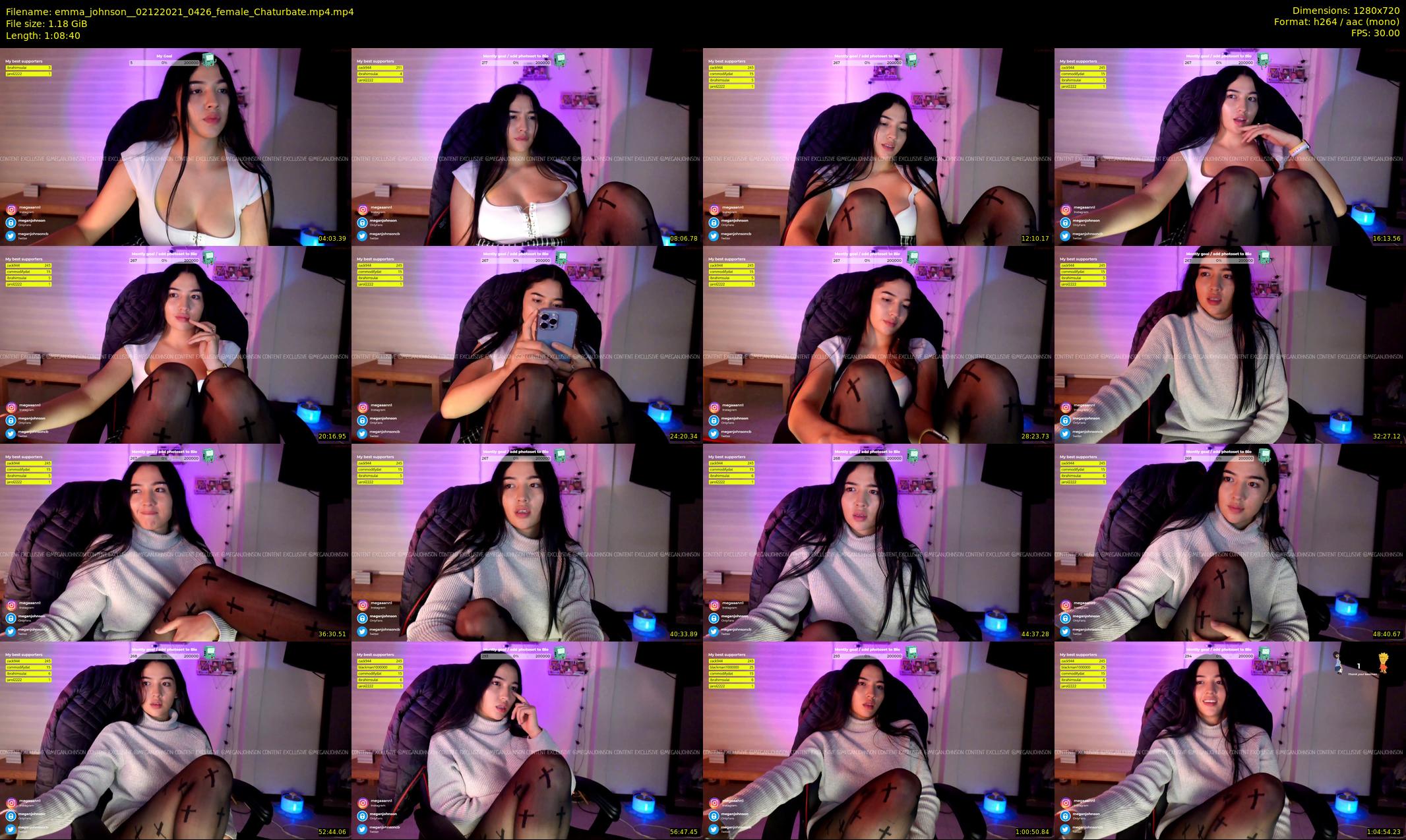 emma_johnson_ — 69 minute Chaturbate female cam show recording, 720p, Dec 2, 2021