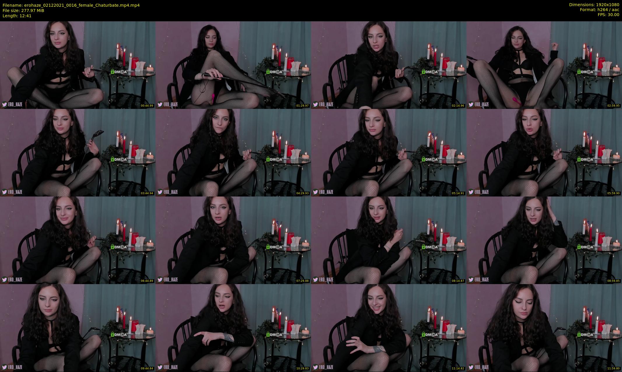 erohaze — 13 minute Chaturbate female cam show recording, 1080p, Dec 2, 2021