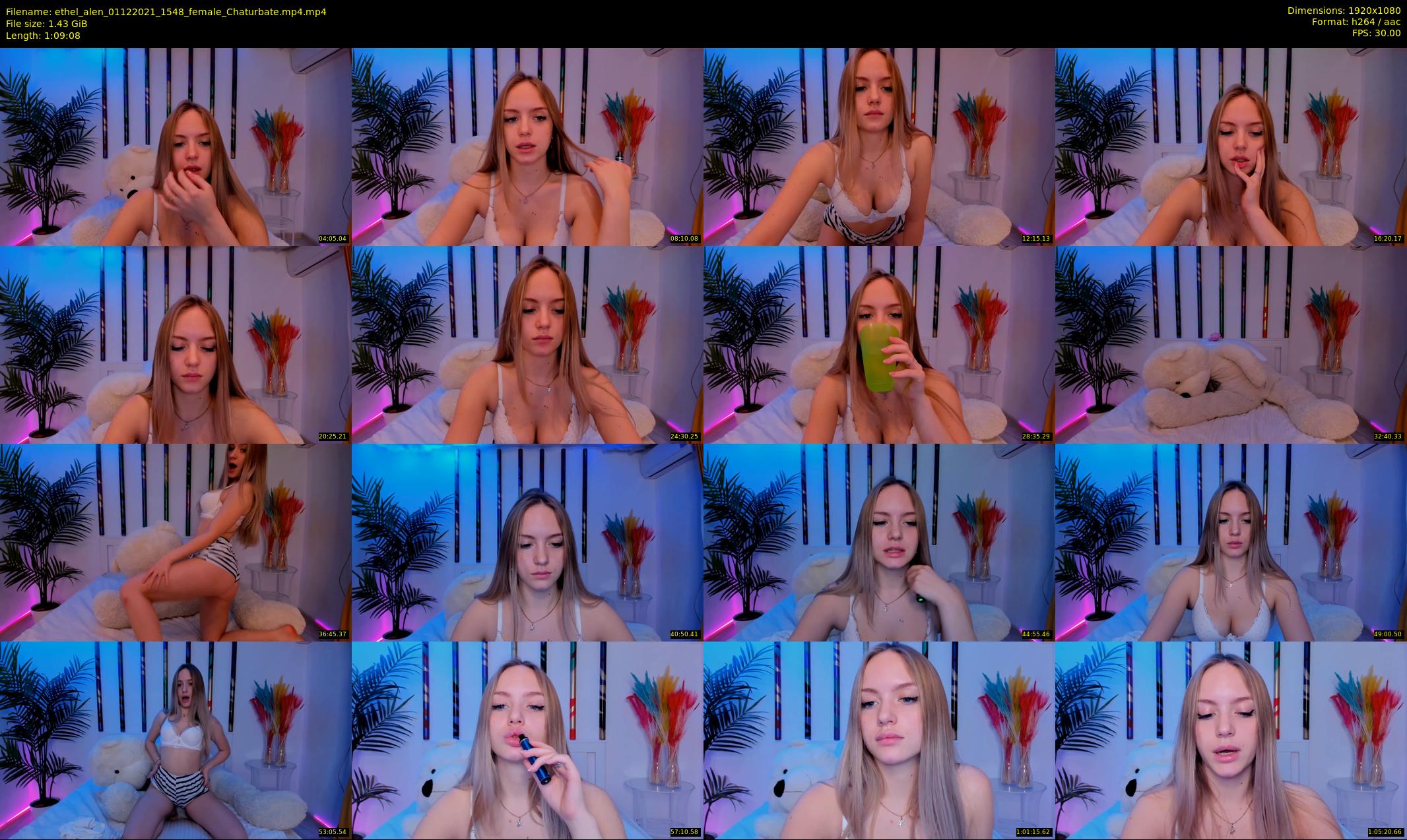 ethel_alen — 70 minute Chaturbate female cam show recording, 1080p, Dec 1, 2021
