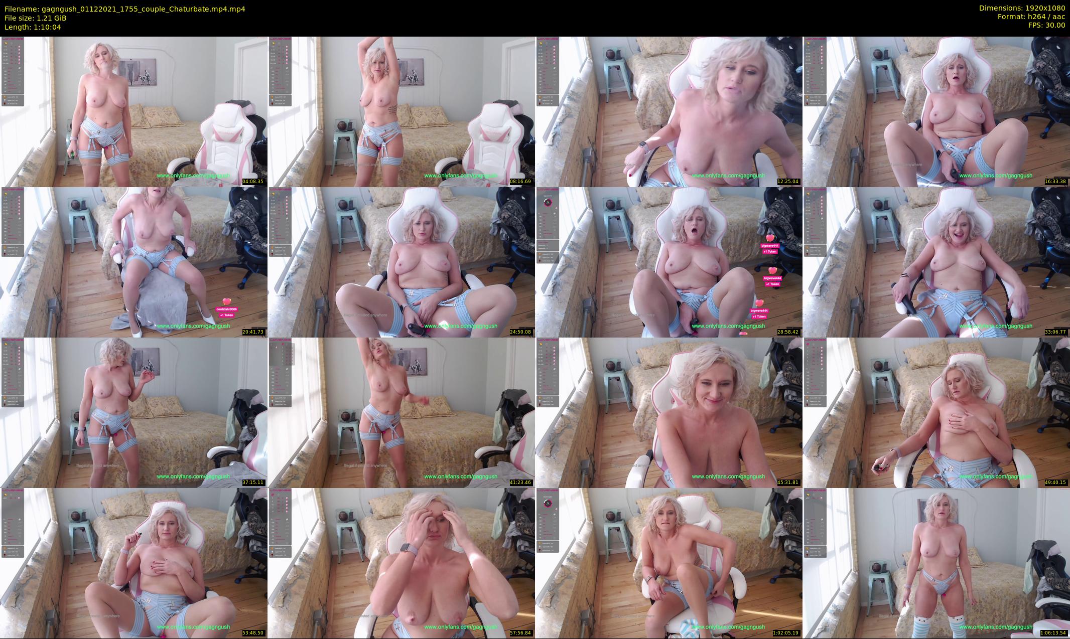 gagngush — 71 minute Chaturbate couple cam show recording, 1080p, Dec 1, 2021
