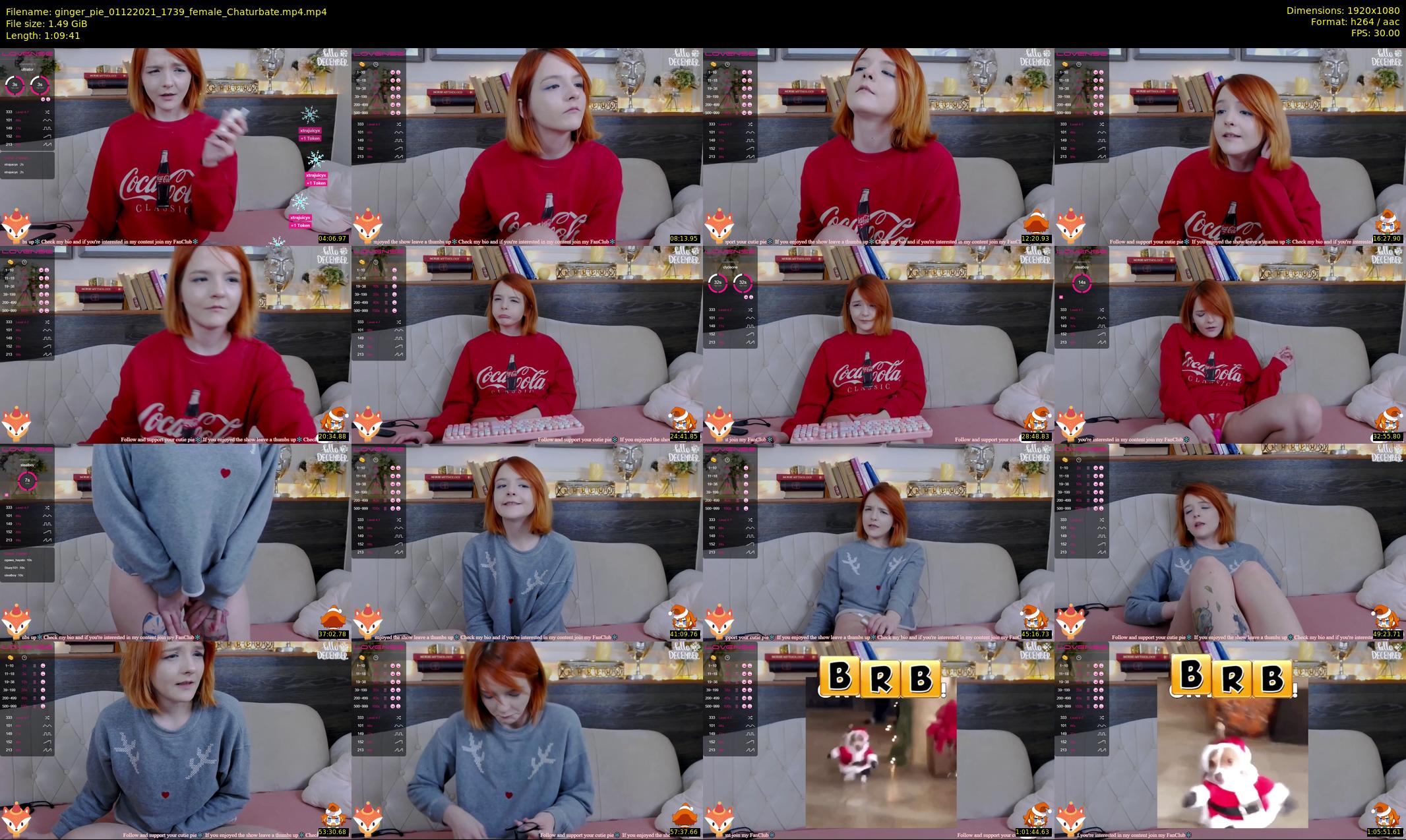 ginger_pie — 70 minute Chaturbate female cam show recording, 1080p, Dec 1, 2021