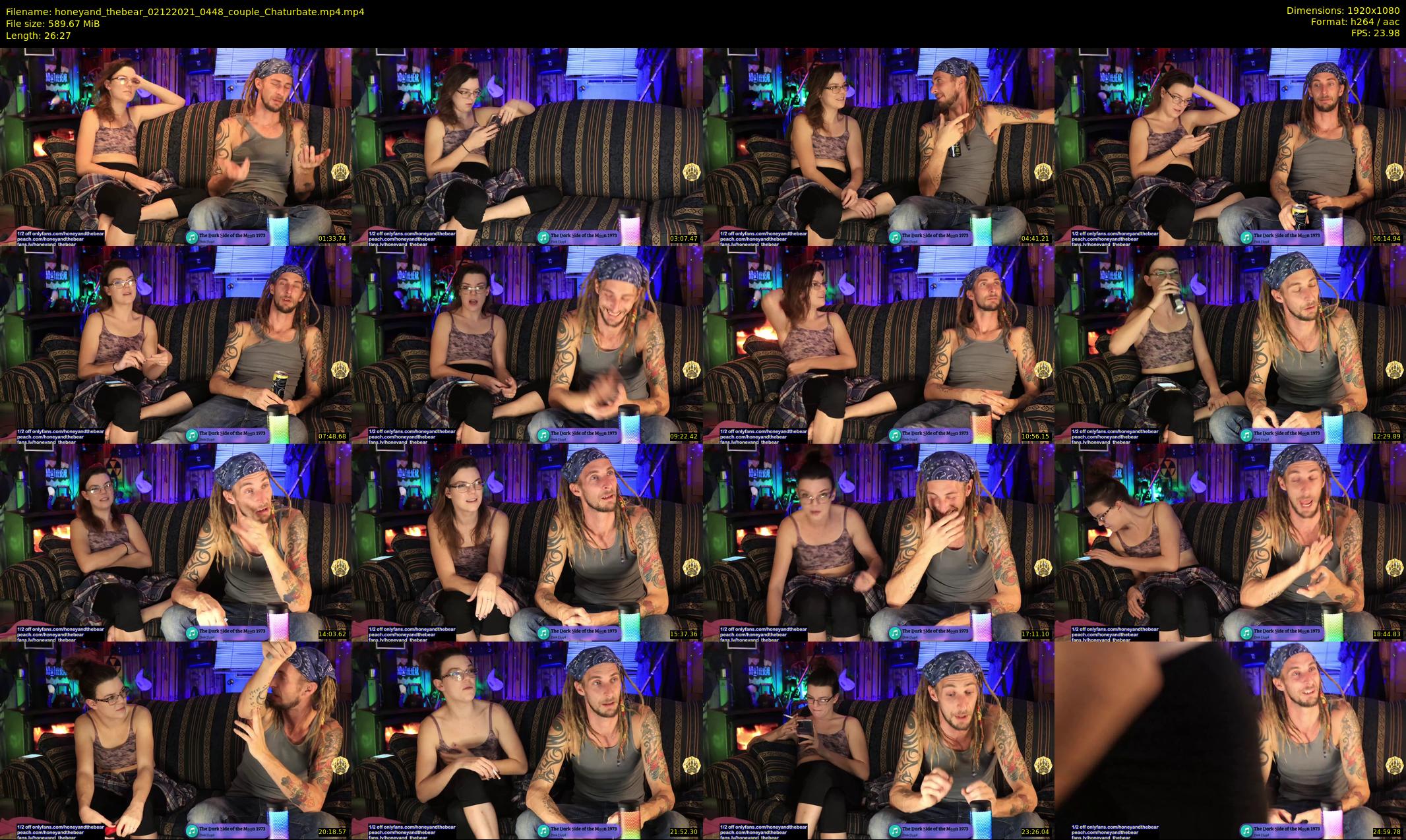 honeyand_thebear — 27 minute Chaturbate couple cam show recording, 1080p, Dec 2, 2021