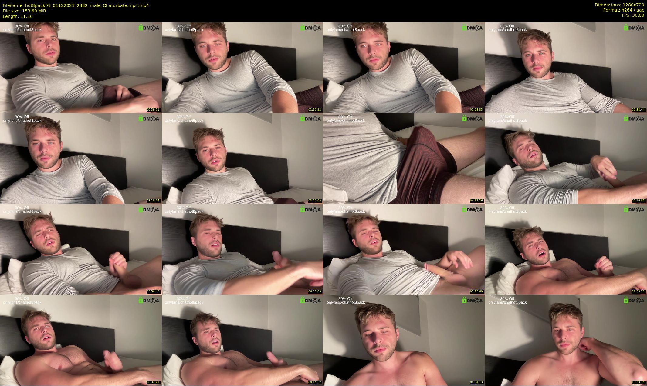 hot8pack01 — 12 minute Chaturbate male cam show recording, 720p, Dec 1, 2021