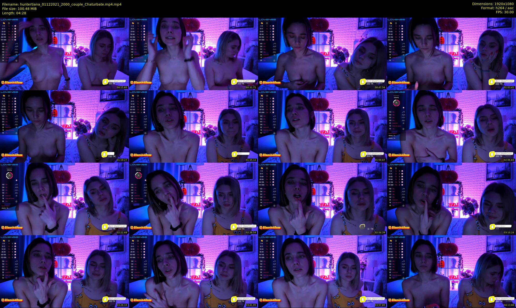 huntertiana — 5 minute Chaturbate female cam show recording, 1080p, Dec 1, 2021