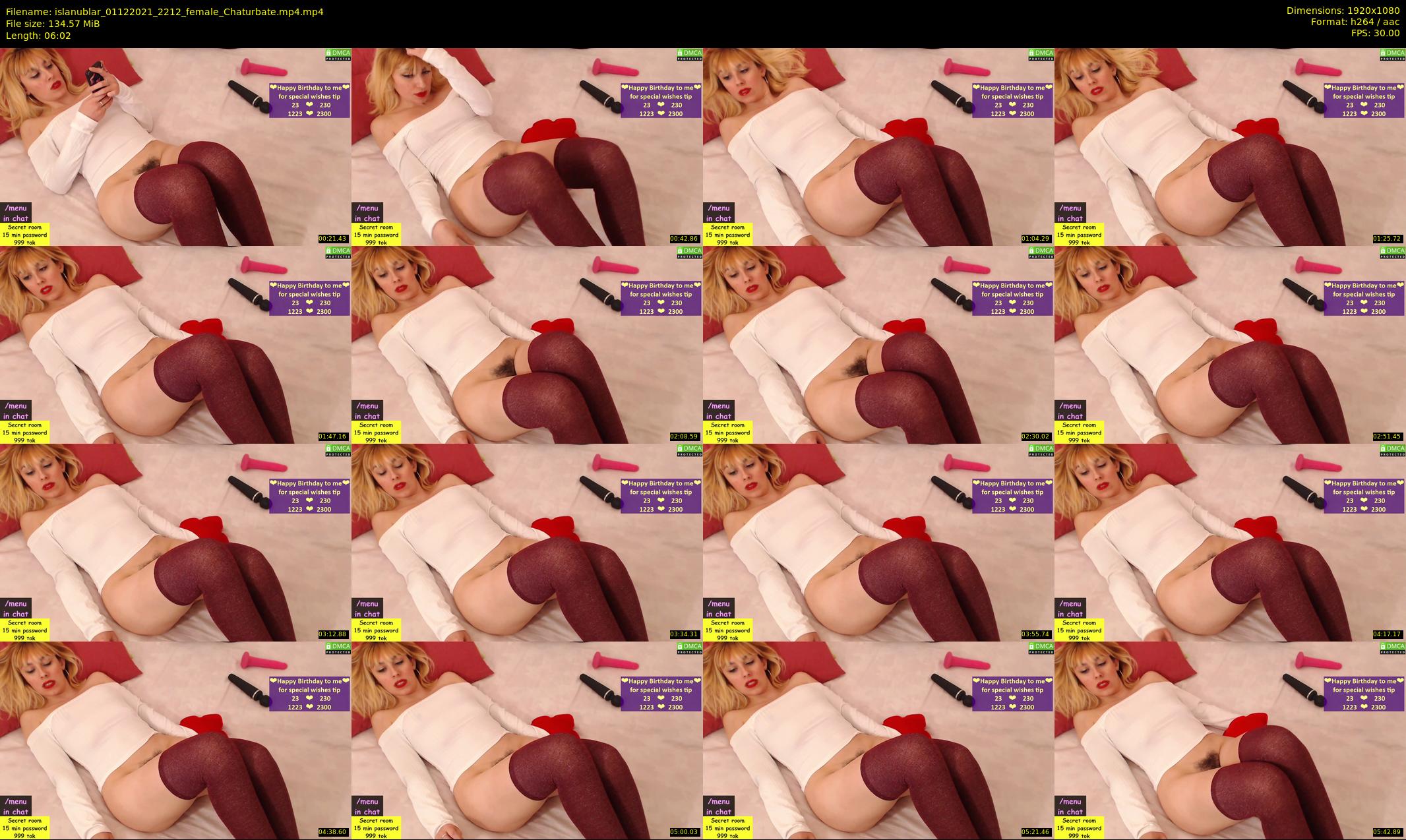 islanublar — 7 minute Chaturbate female cam show recording, 1080p, Dec 1, 2021