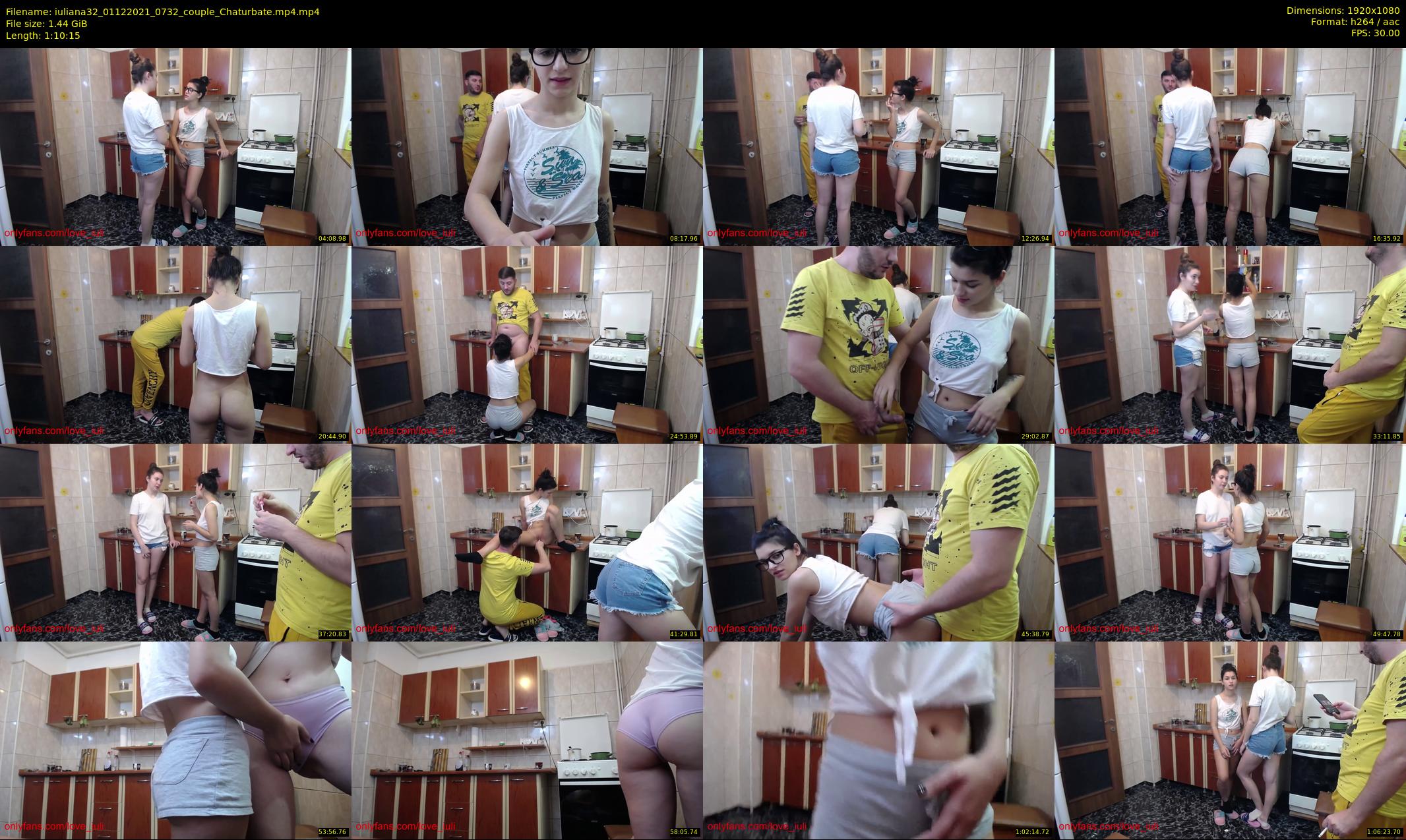 iuliana32 — 71 minute Chaturbate couple cam show recording, 1080p, Dec 1, 2021