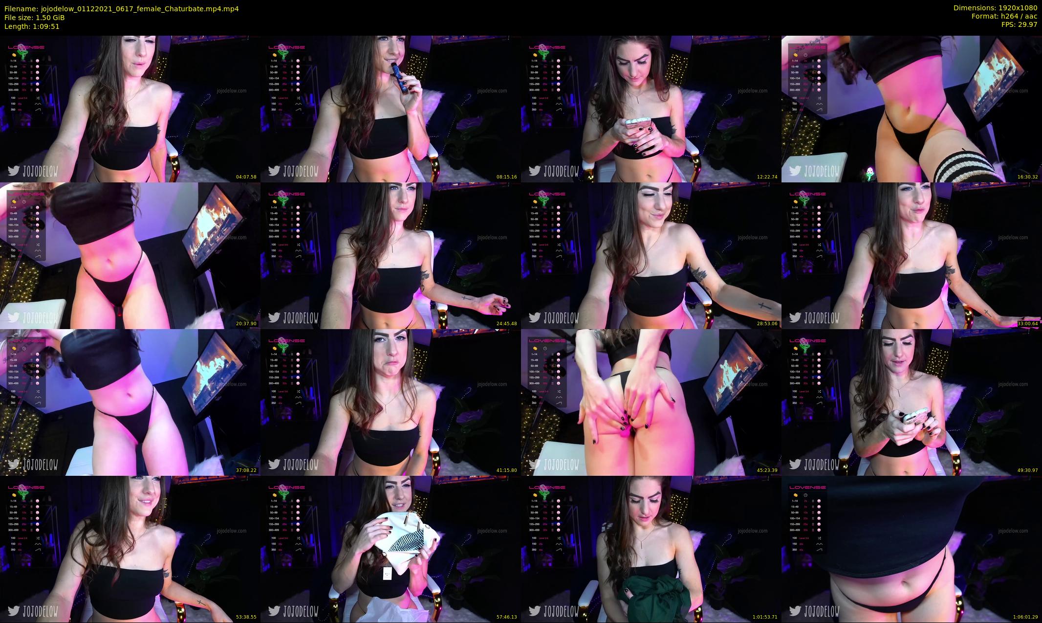 jojodelow — 70 minute Chaturbate female cam show recording, 1080p, Dec 1, 2021