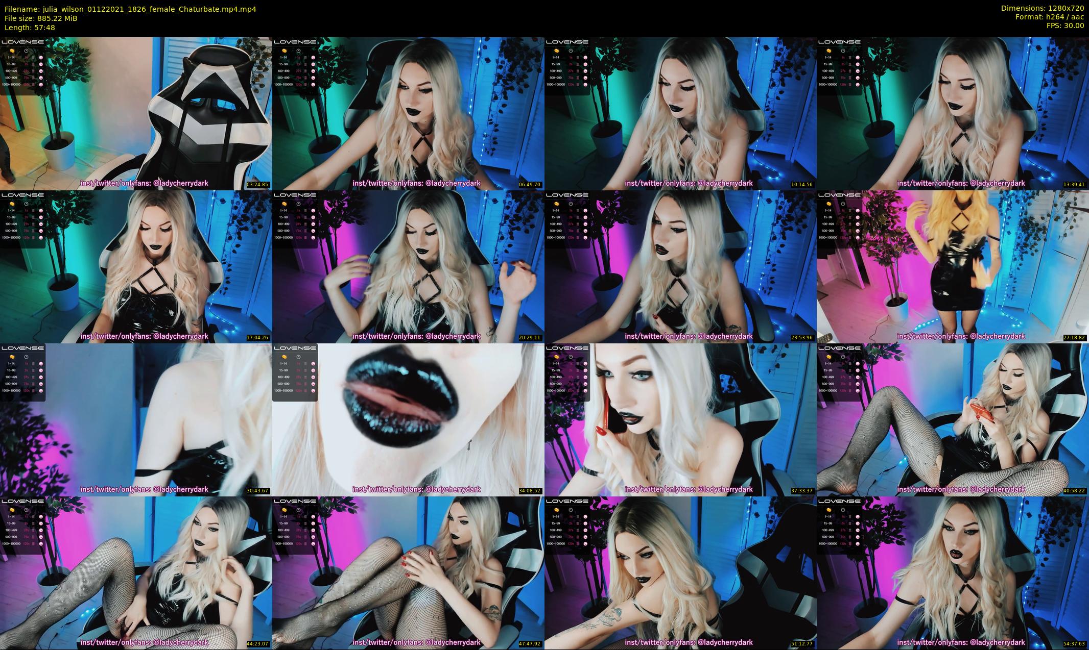 julia_wilson — 58 minute Chaturbate female cam show recording, 720p, Dec 1, 2021