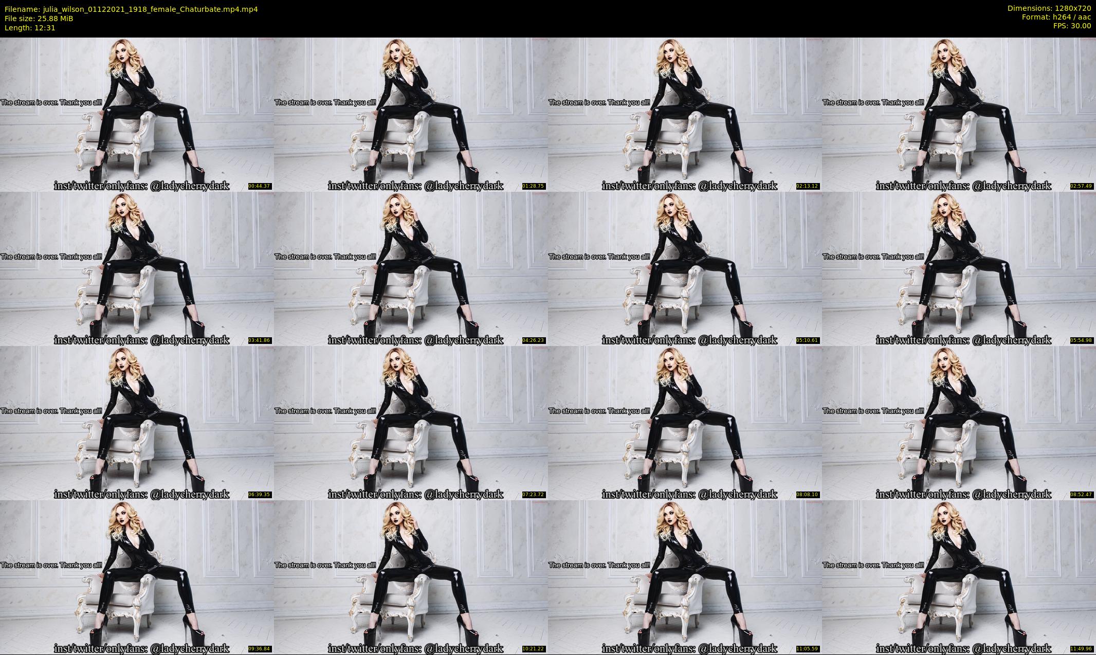 julia_wilson — 13 minute Chaturbate female cam show recording, 720p, Dec 1, 2021