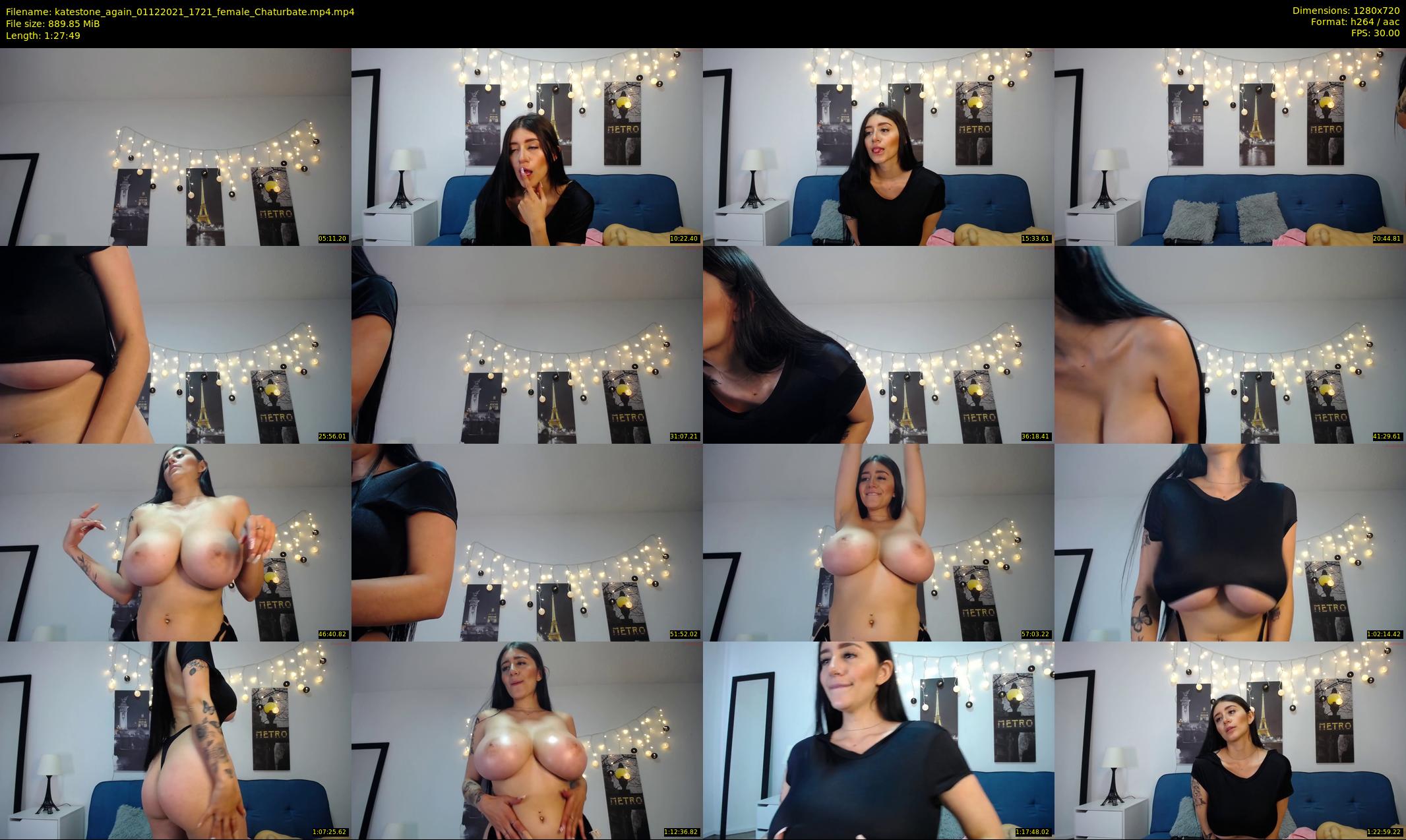 katestone_again — 88 minute Chaturbate female cam show recording, 720p, Dec 1, 2021