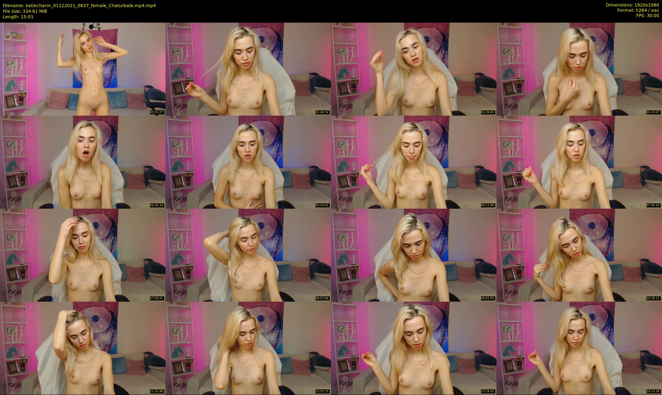 katiecharm — 16 minute Chaturbate female cam show recording, 1080p, Dec 1, 2021