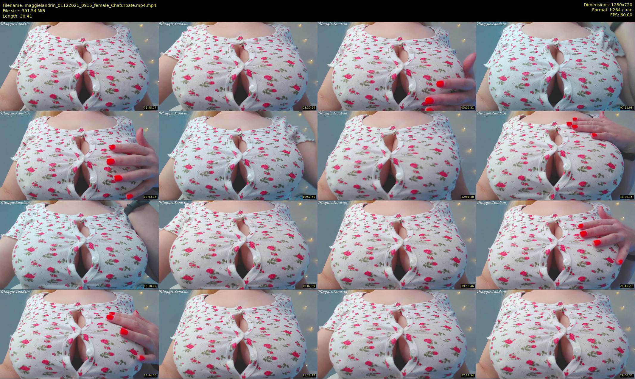 maggielandrin — 31 minute Chaturbate female cam show recording, 720p, Dec 1, 2021