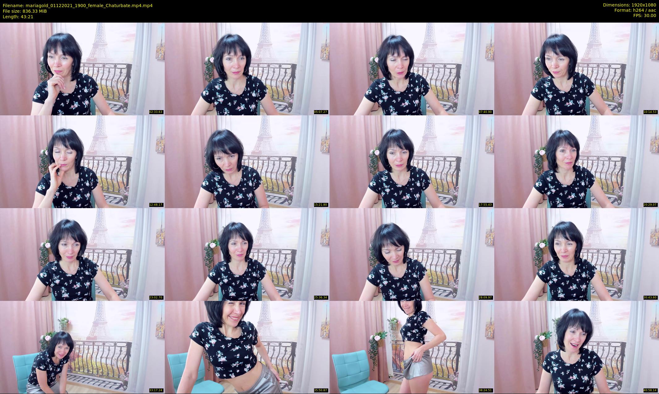 mariagold — 44 minute Chaturbate female cam show recording, 1080p, Dec 1, 2021