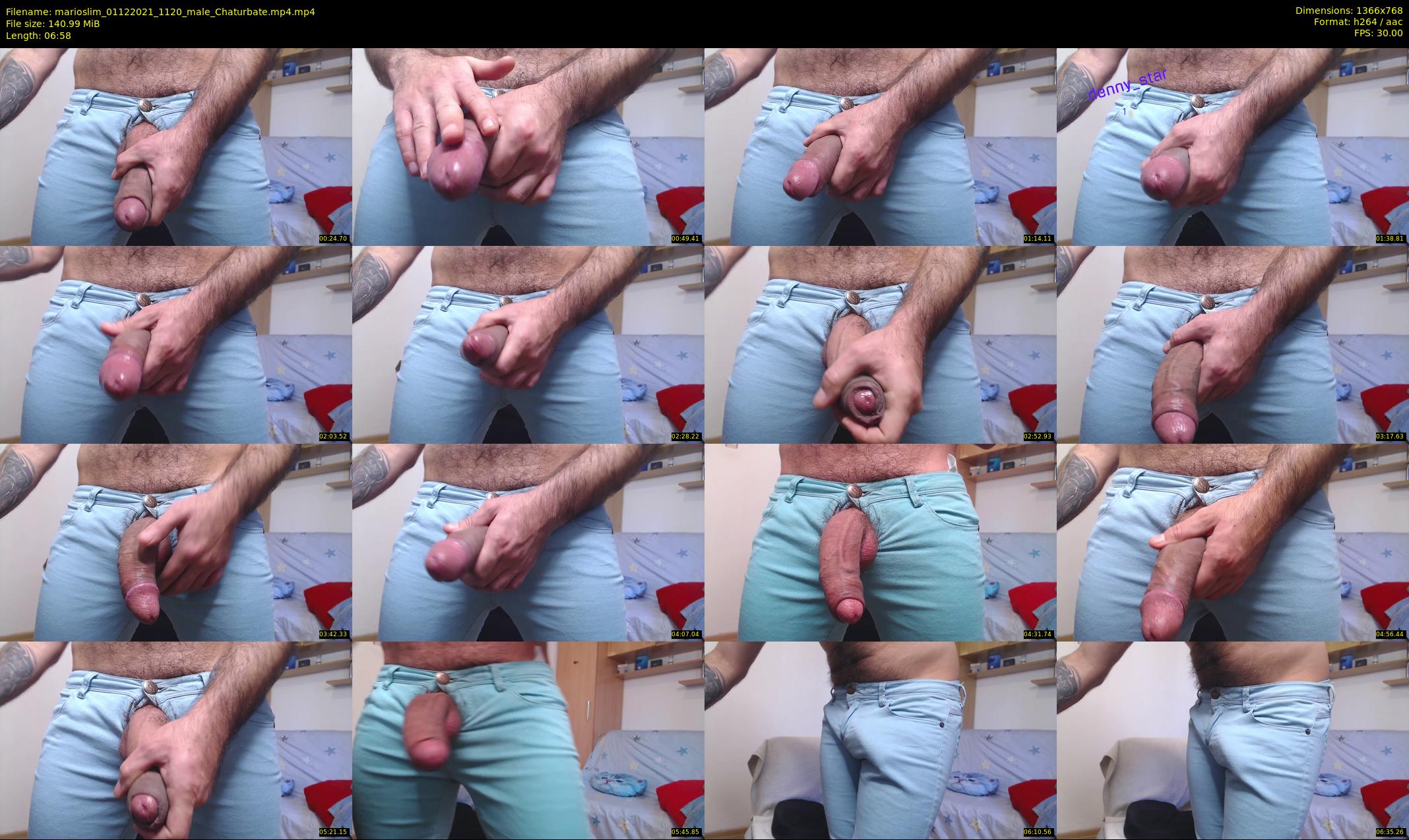marioslim — 7 minute Chaturbate male cam show recording, 720p, Dec 1, 2021