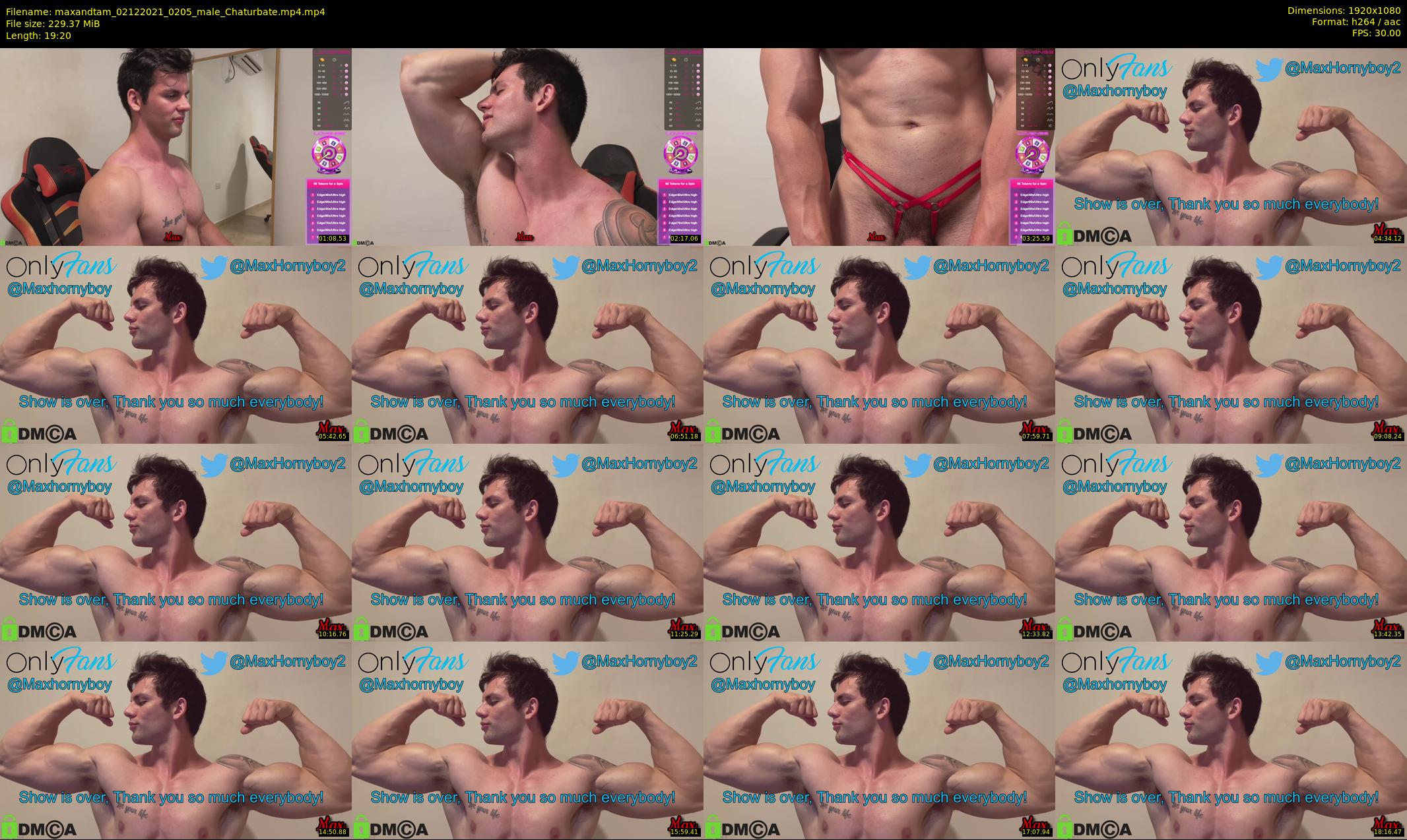 maxandtam — 20 minute Chaturbate couple cam show recording, 1080p, Dec 2, 2021