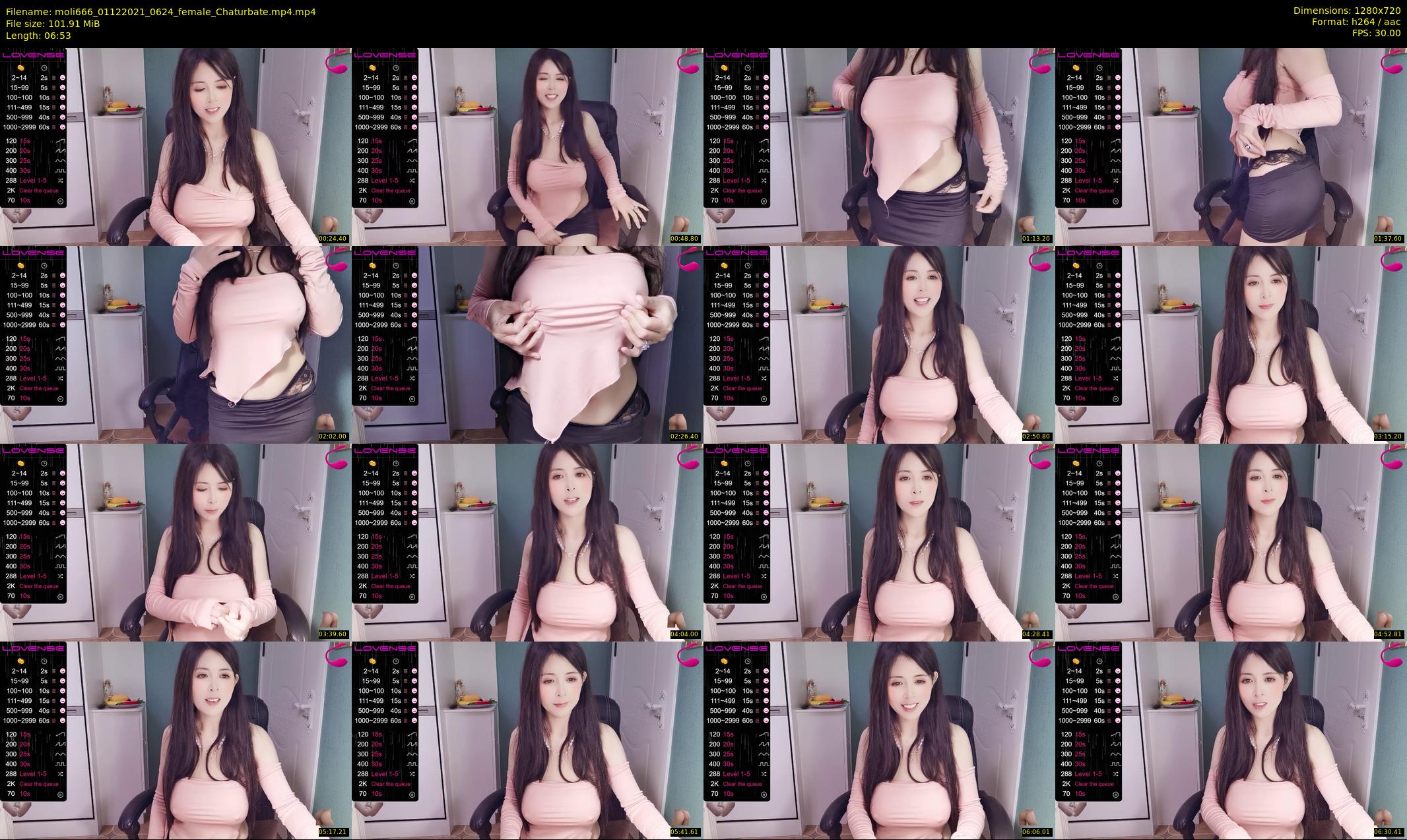 moli666 — 7 minute Chaturbate female cam show recording, 720p, Dec 1, 2021