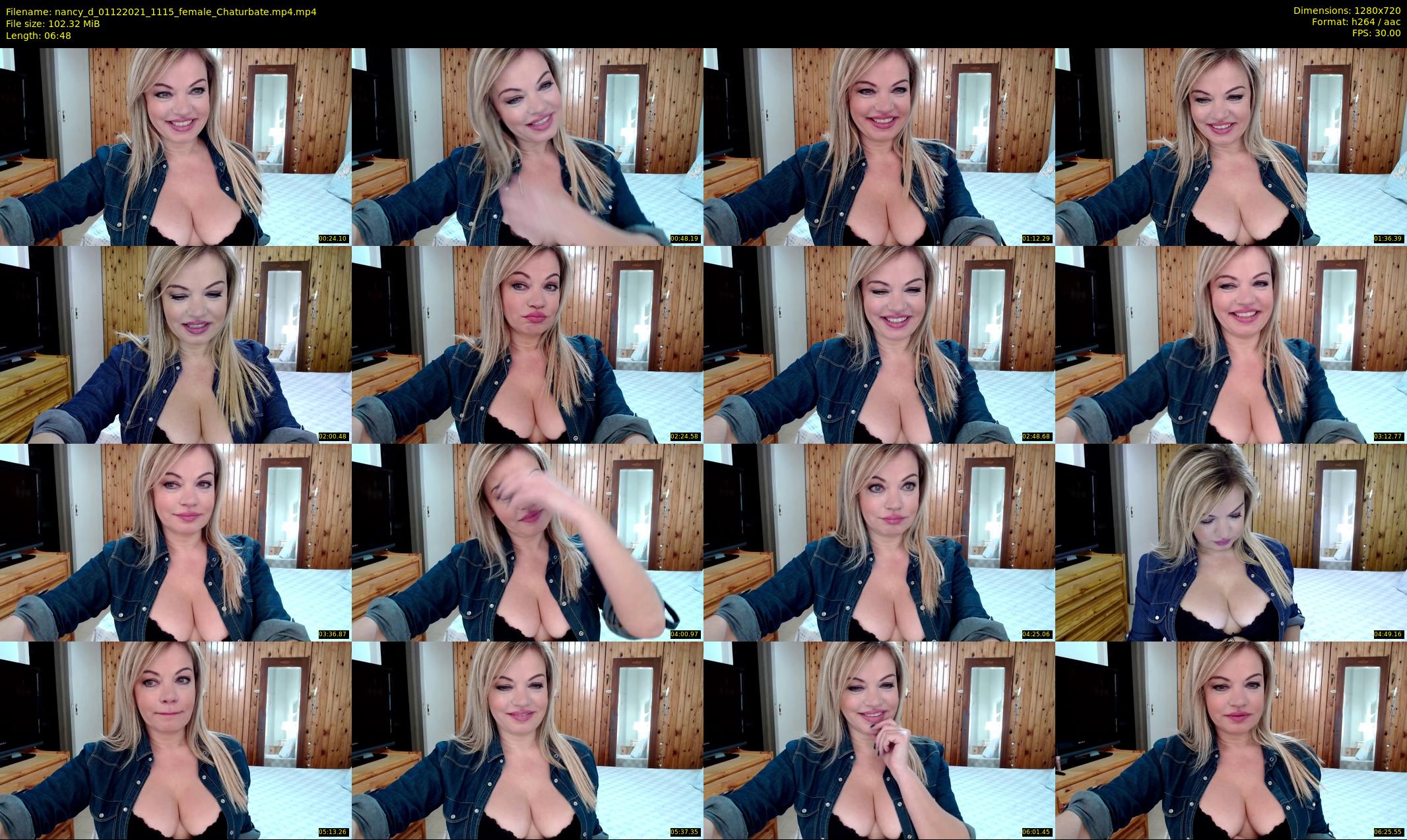 nancy_d — 7 minute Chaturbate female cam show recording, 720p, Dec 1, 2021