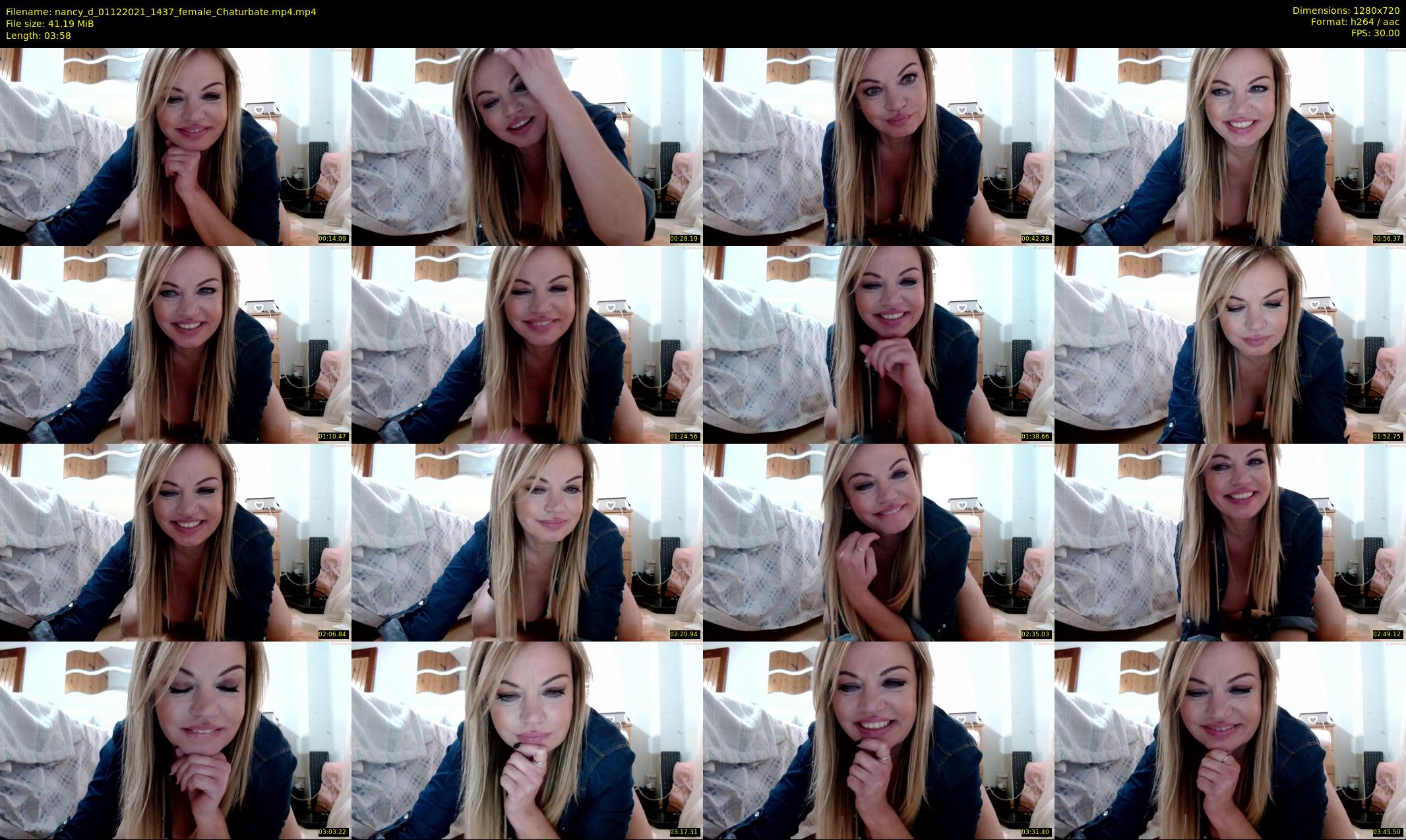 nancy_d — 4 minute Chaturbate female cam show recording, 720p, Dec 1, 2021