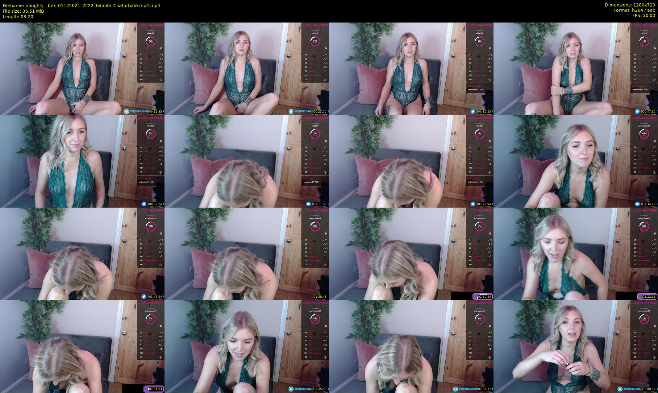 naughty__bex — 4 minute Chaturbate female cam show recording, 720p, Dec 1, 2021
