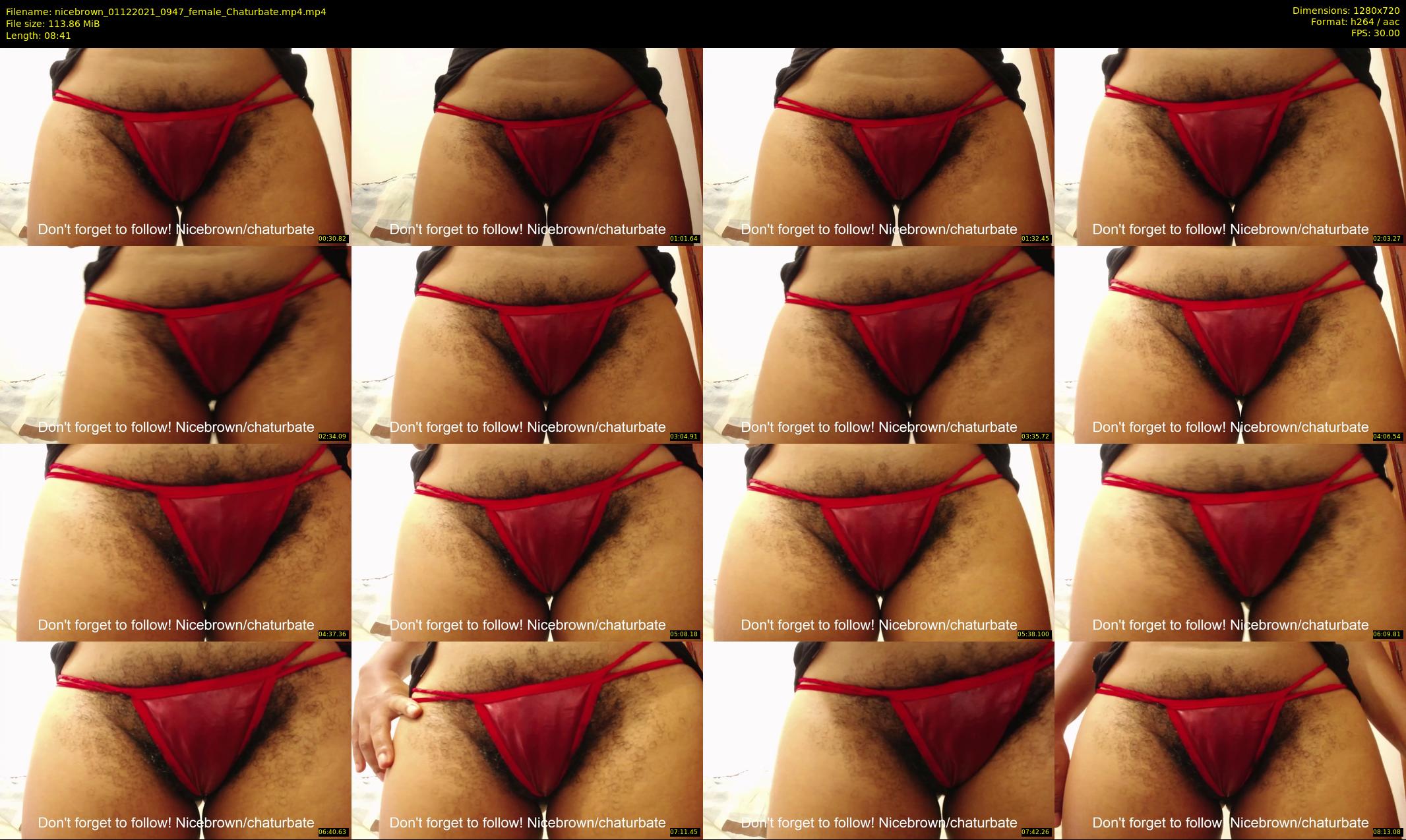 nicebrown — 9 minute Chaturbate female cam show recording, 720p, Dec 1, 2021