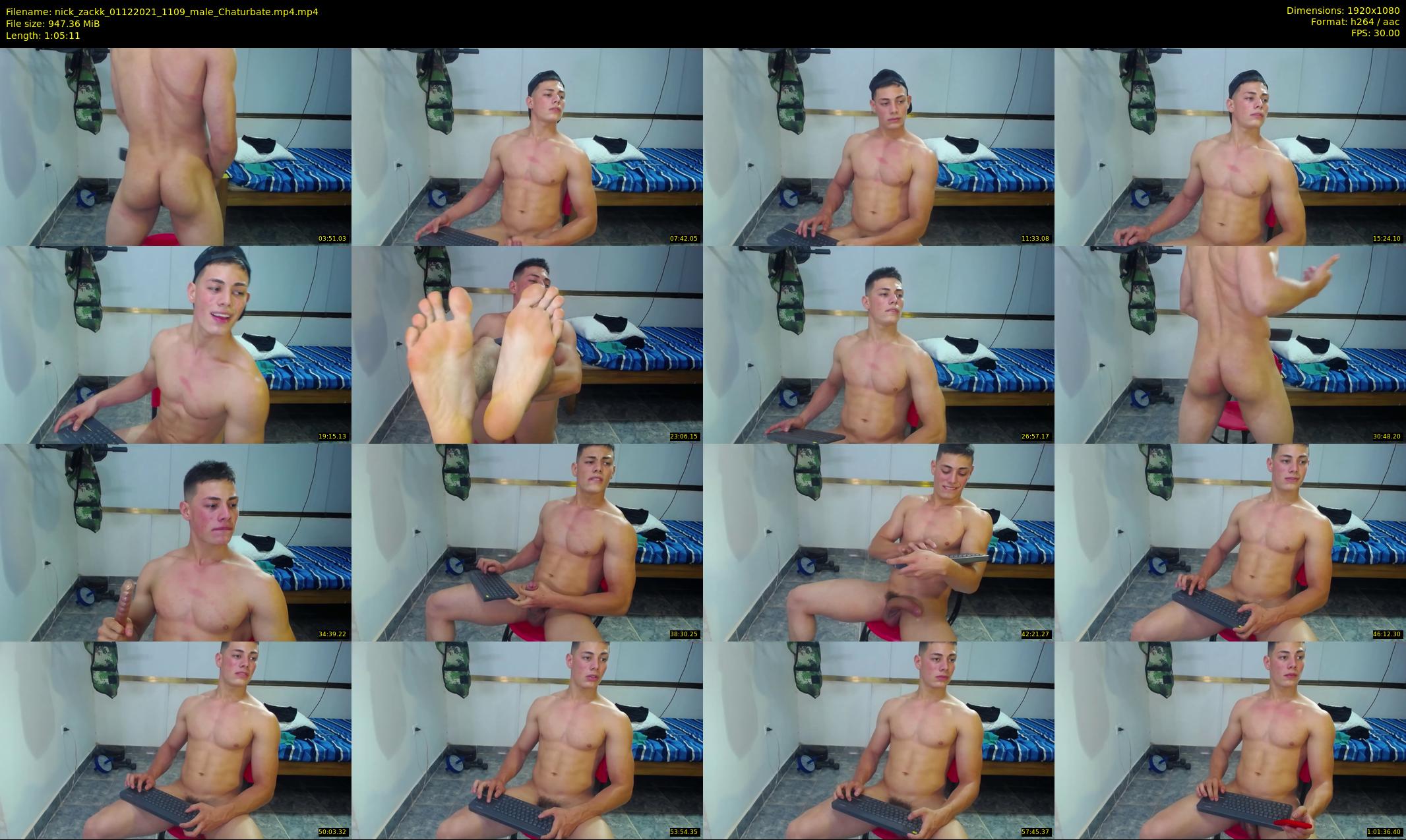 nick_zackk — 66 minute Chaturbate male cam show recording, 1080p, Dec 1, 2021