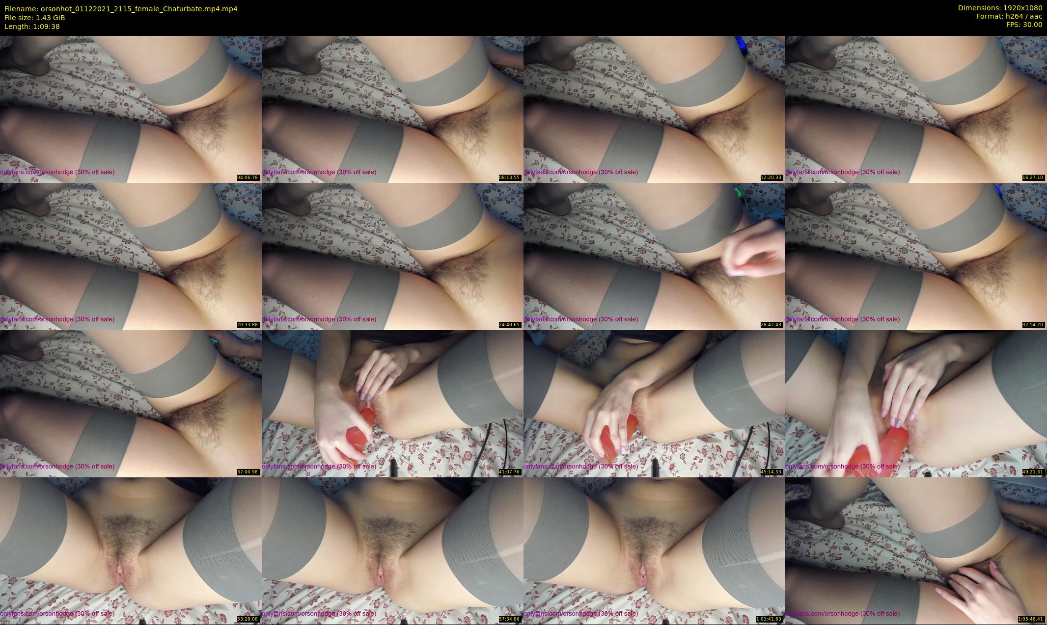 orsonhot — 70 minute Chaturbate female cam show recording, 1080p, Dec 1, 2021