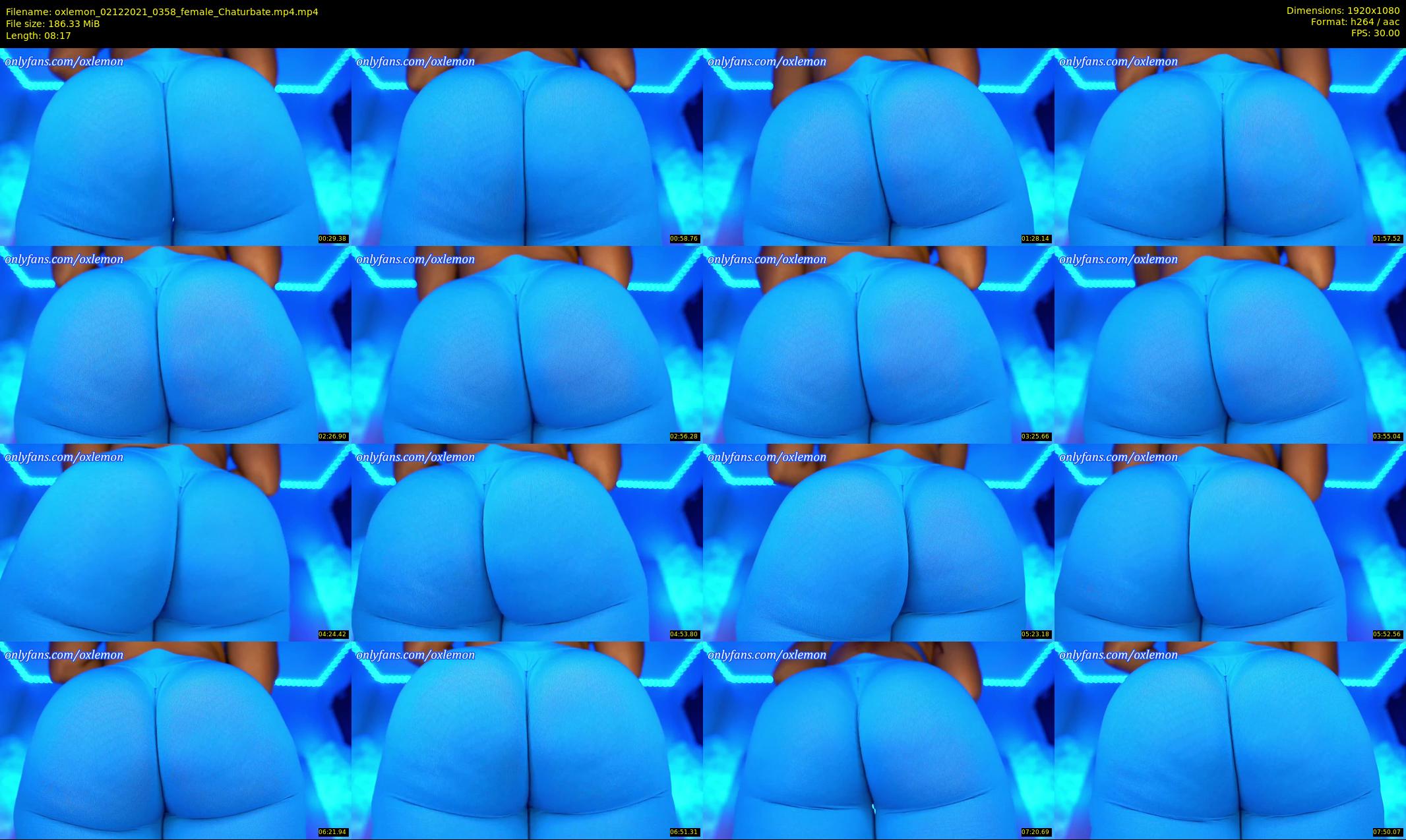 oxlemon — 9 minute Chaturbate female cam show recording, 1080p, Dec 2, 2021